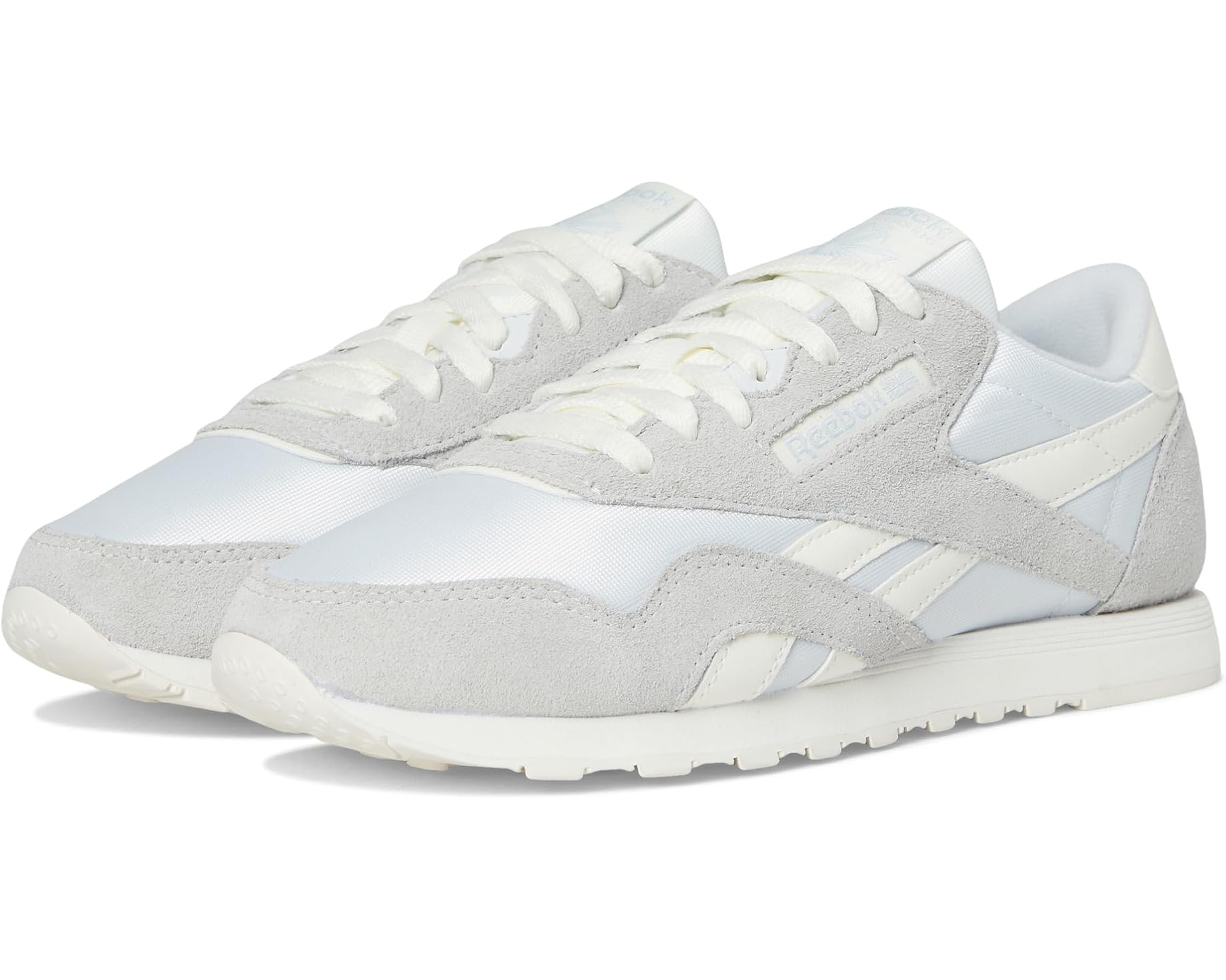 (取寄) リーボック ライフスタイル レディース クラシック ナイロン Reebok Lifestyle women Classic Nylon Moon/Moon/Chalk|スウィートラグ