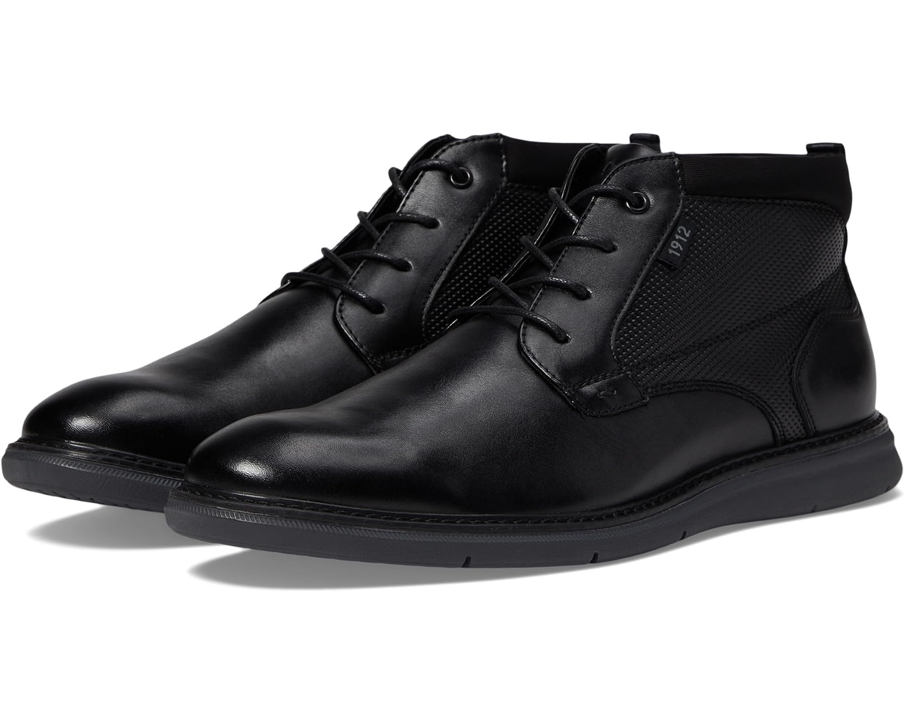 (取寄) ナン ブッシュ メンズ チェイス プレーン トゥ チャッカ コンテンポラリー ファッション ブーツ Nunn Bush men Chase Plain Toe Chukka Contemporary Fashion Boot Black｜スウィートラグ