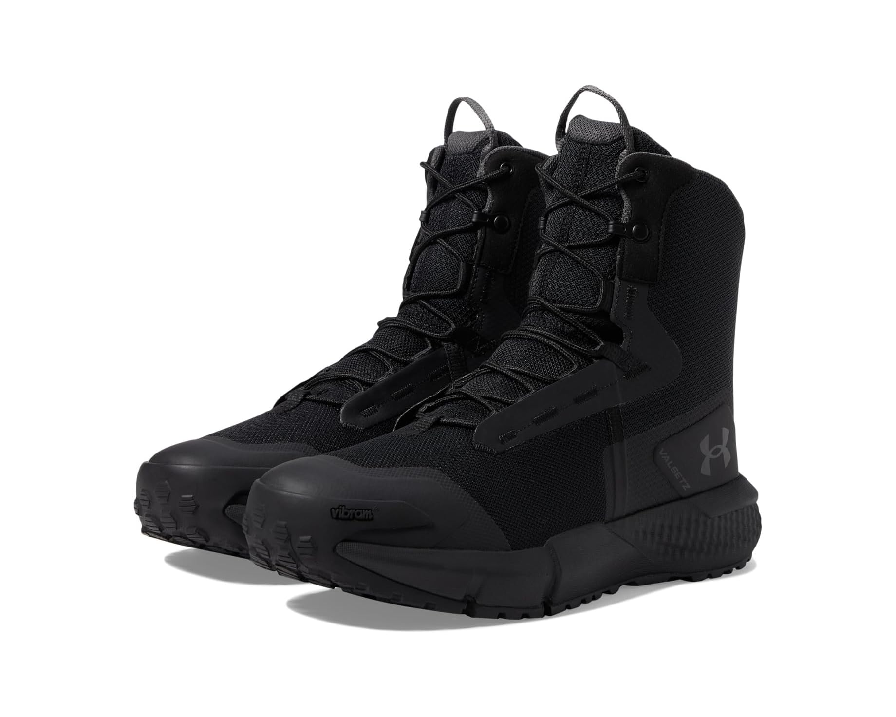 (取寄) アンダーアーマー メンズ チャージド バロー Under Armour men Charged Valsetz Black/Black/Jet Gray｜スウィートラグ
