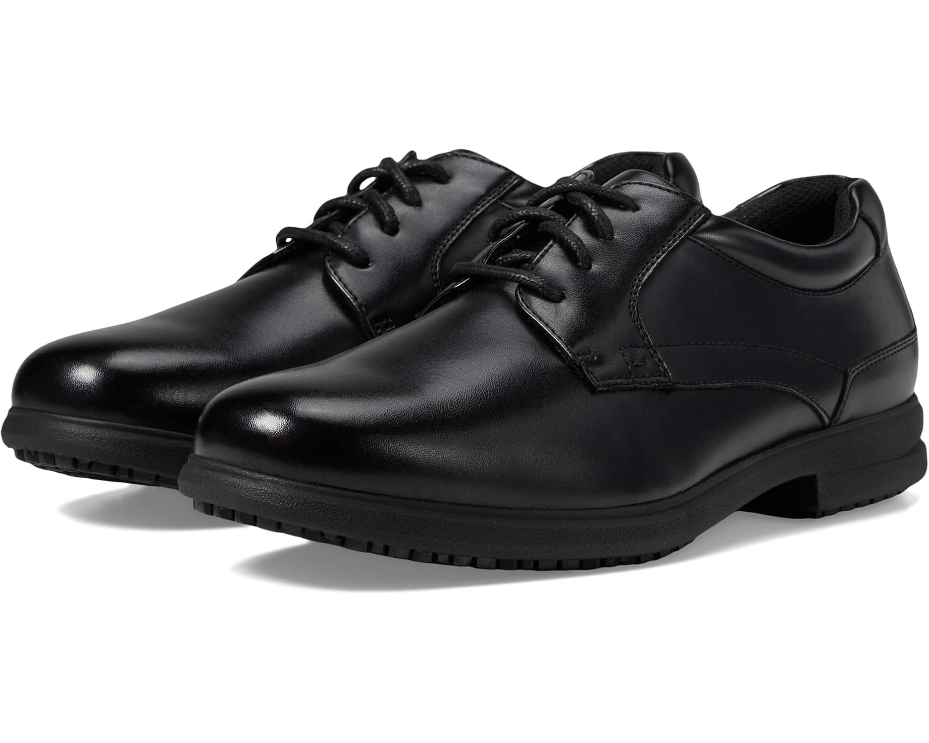 (取寄) ナン ブッシュ メンズ シャーマン スリップ レジスタント プレーン トゥ オックスフォード Nunn Bush men Sherman Slip Resistant Plain Toe Oxford Black|スウィートラグ