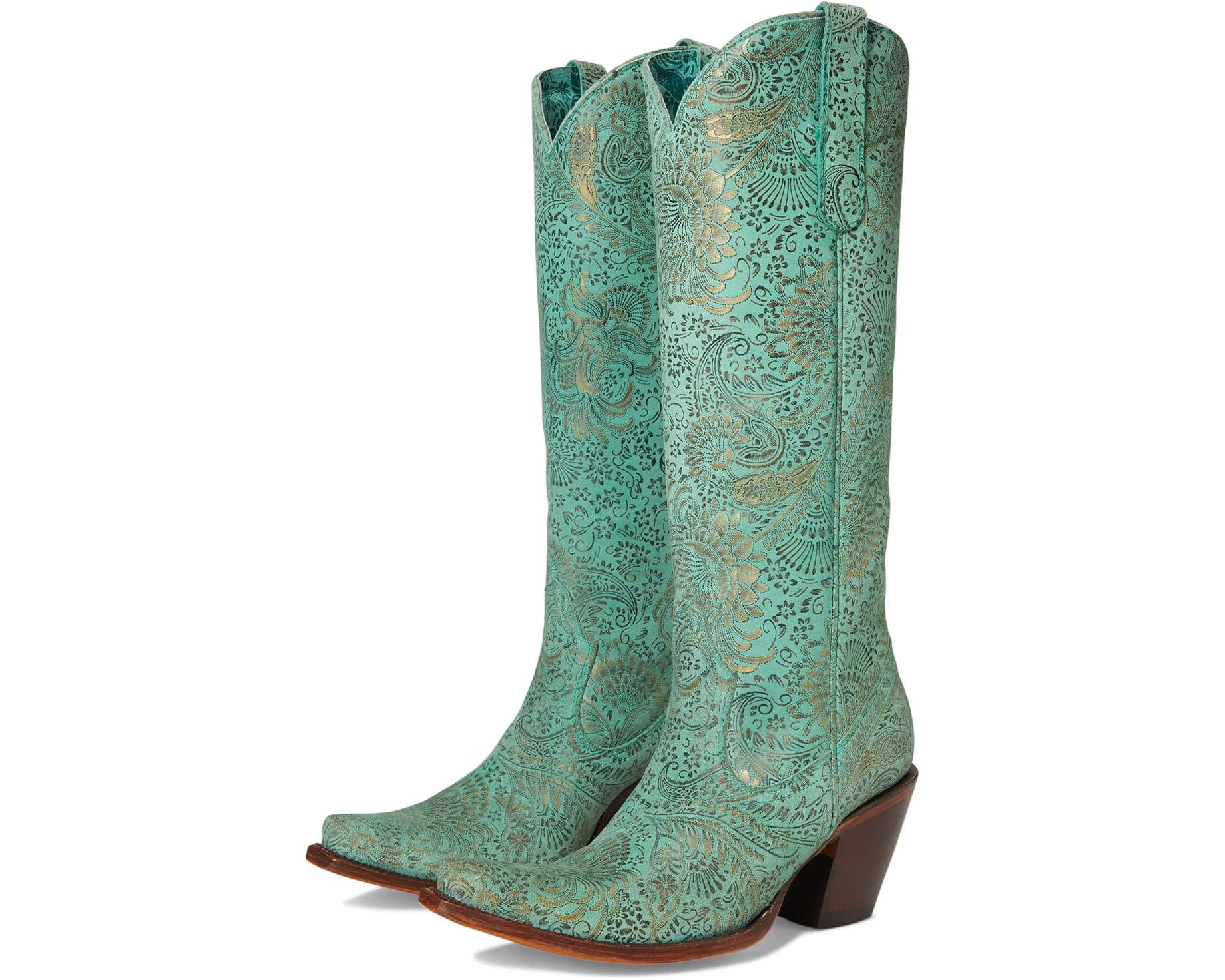 (取寄) コーラル ブーツ レディース Corral Boots women A4587 Turquoise｜スウィートラグ