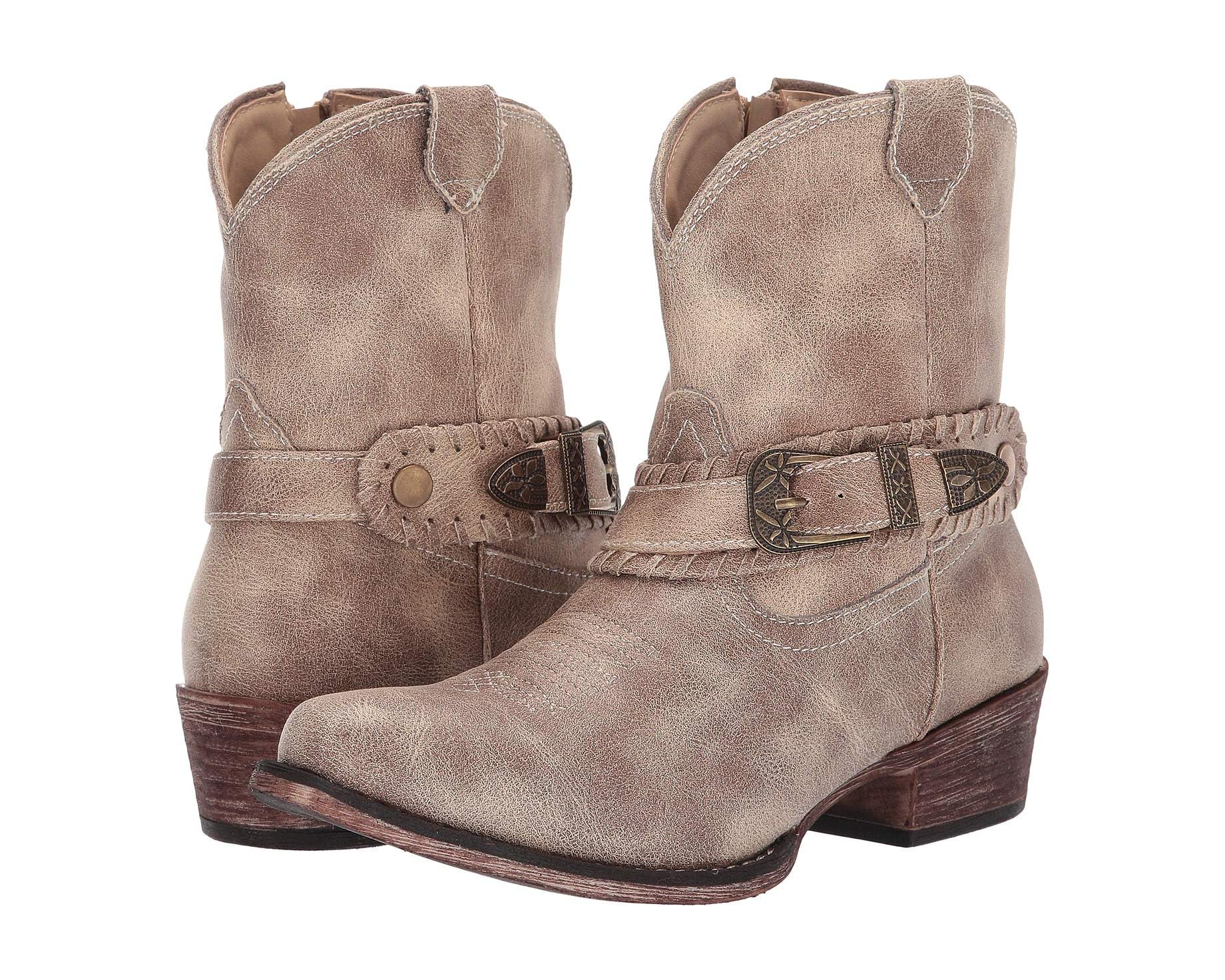 (取寄) ローパー レディース ネリー Roper women Nelly Vintage Beige Faux Leather|スウィートラグ