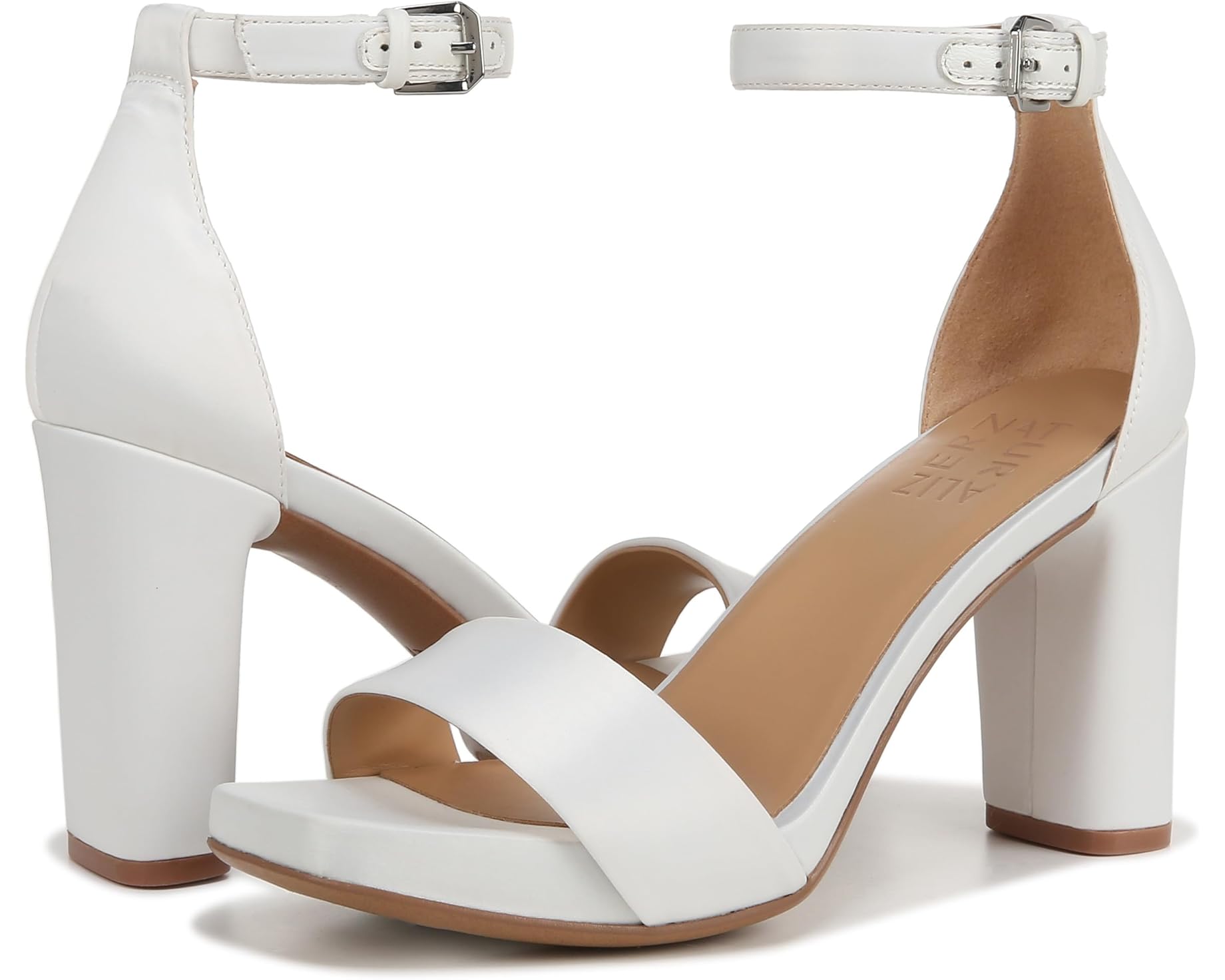 (取寄) ナチュラライザー レディース ジョイ Naturalizer women Joy Pearl White Satin|スウィートラグ