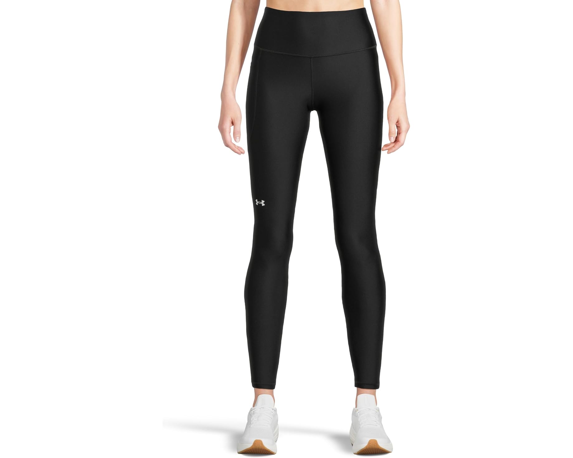 (取寄) アンダーアーマー レディース ヒートギア アーマー ハイウエスト ポケットド レギングス Under Armour women HeatGear Armour High-Waisted Pocketed Leggings Black/White|スウィートラグ