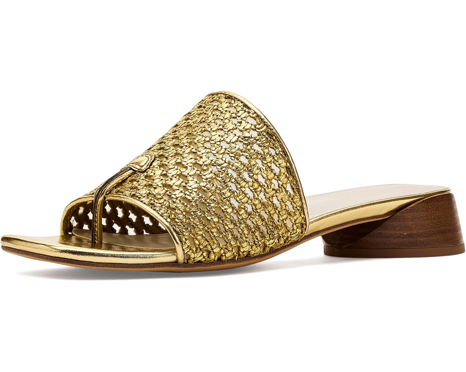 (取寄) フランコ サルト レディース ローラン Franco Sarto women Loran Gold Woven Raffia｜スウィートラグ