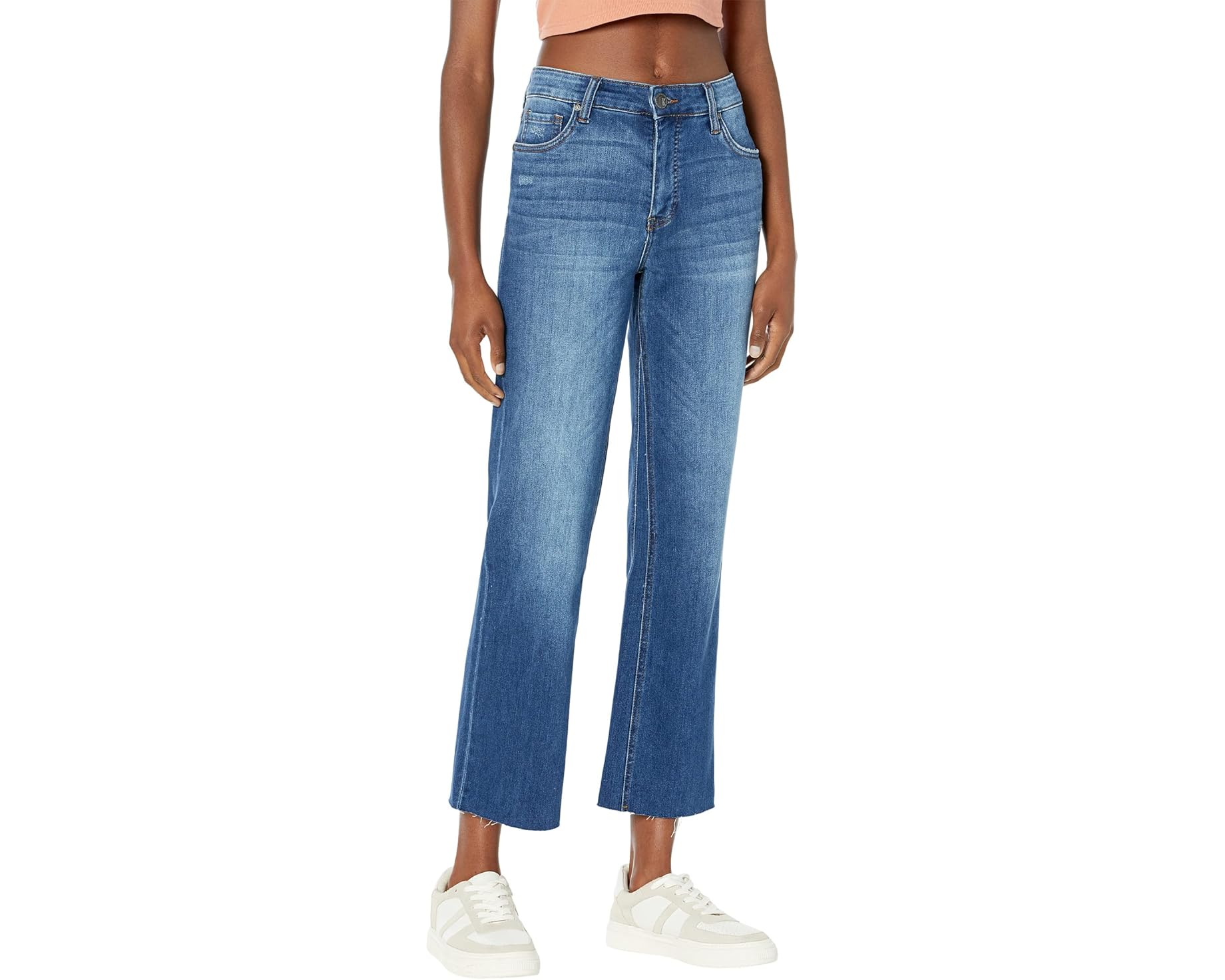 (取寄) カット フロム ザ クロス レディース ケルシー ミッド ライズ ファブ AB アンクル フレア KUT from the Kloth women Kelsey Mid Rise Fab Ab Ankle Flare Royal|スウィートラグ