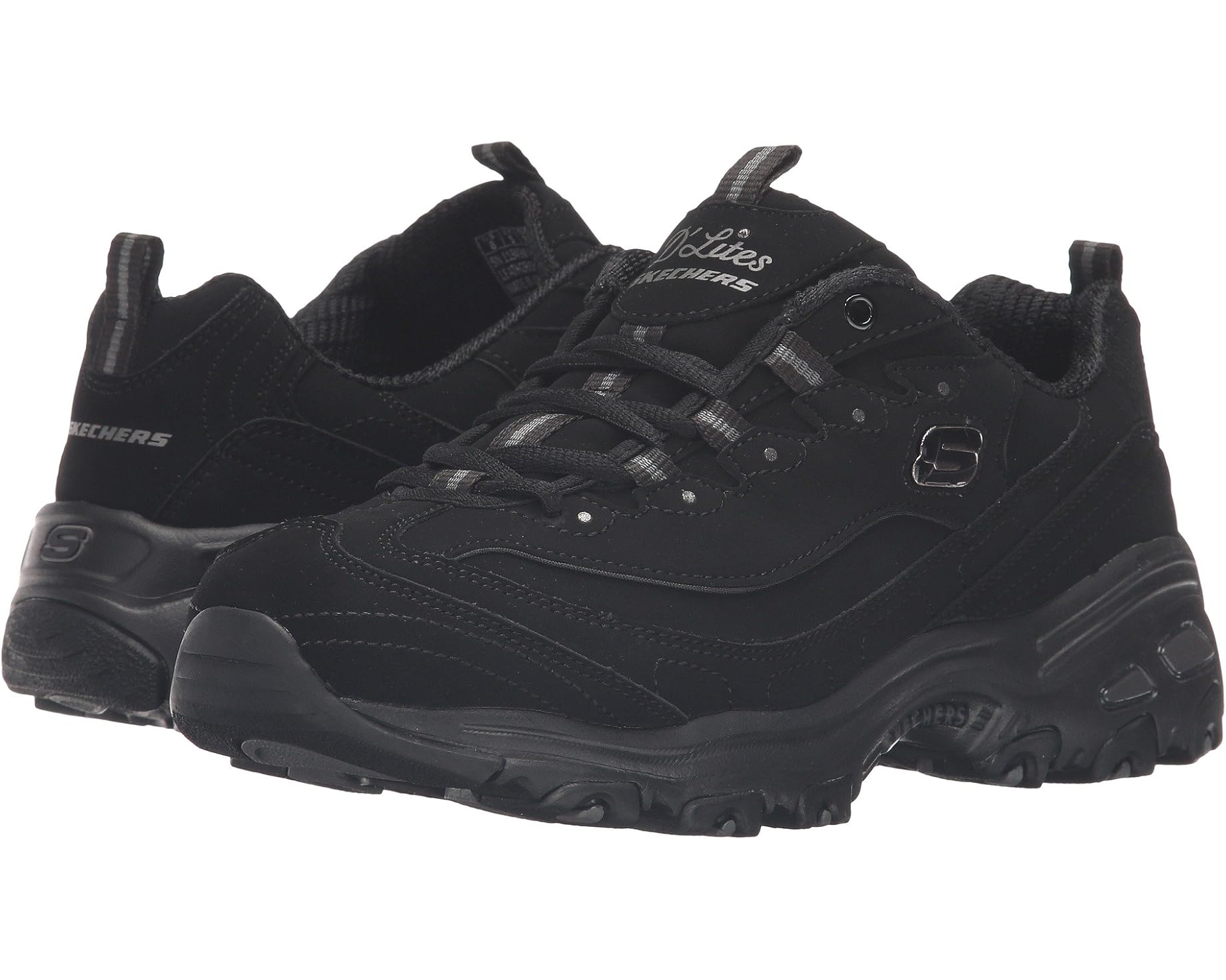(取寄) スケッチャーズ レディース - プレイ オン SKECHERS women D'Lites - Play On Black|スウィートラグ