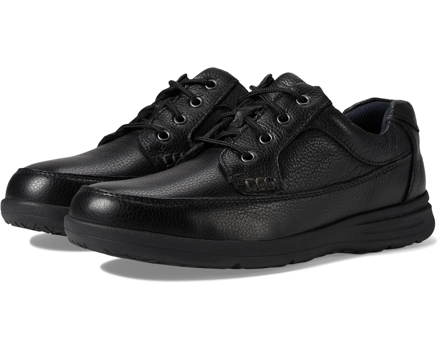 (取寄) ナン ブッシュ メンズ カム オックスフォード カジュアル ウォーキング シューズ Nunn Bush men Cam Oxford Casual Walking Shoe Black Tumbled Leather｜スウィートラグ