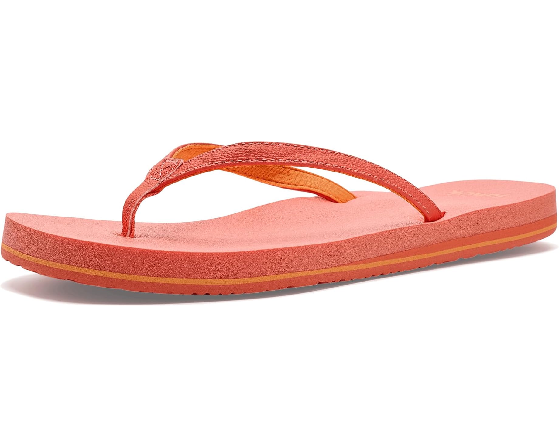 (取寄) サヌーク レディース ヨガ ジョイ リ Sanuk women Yoga Joy II Neon Coral Papaya｜スウィートラグ