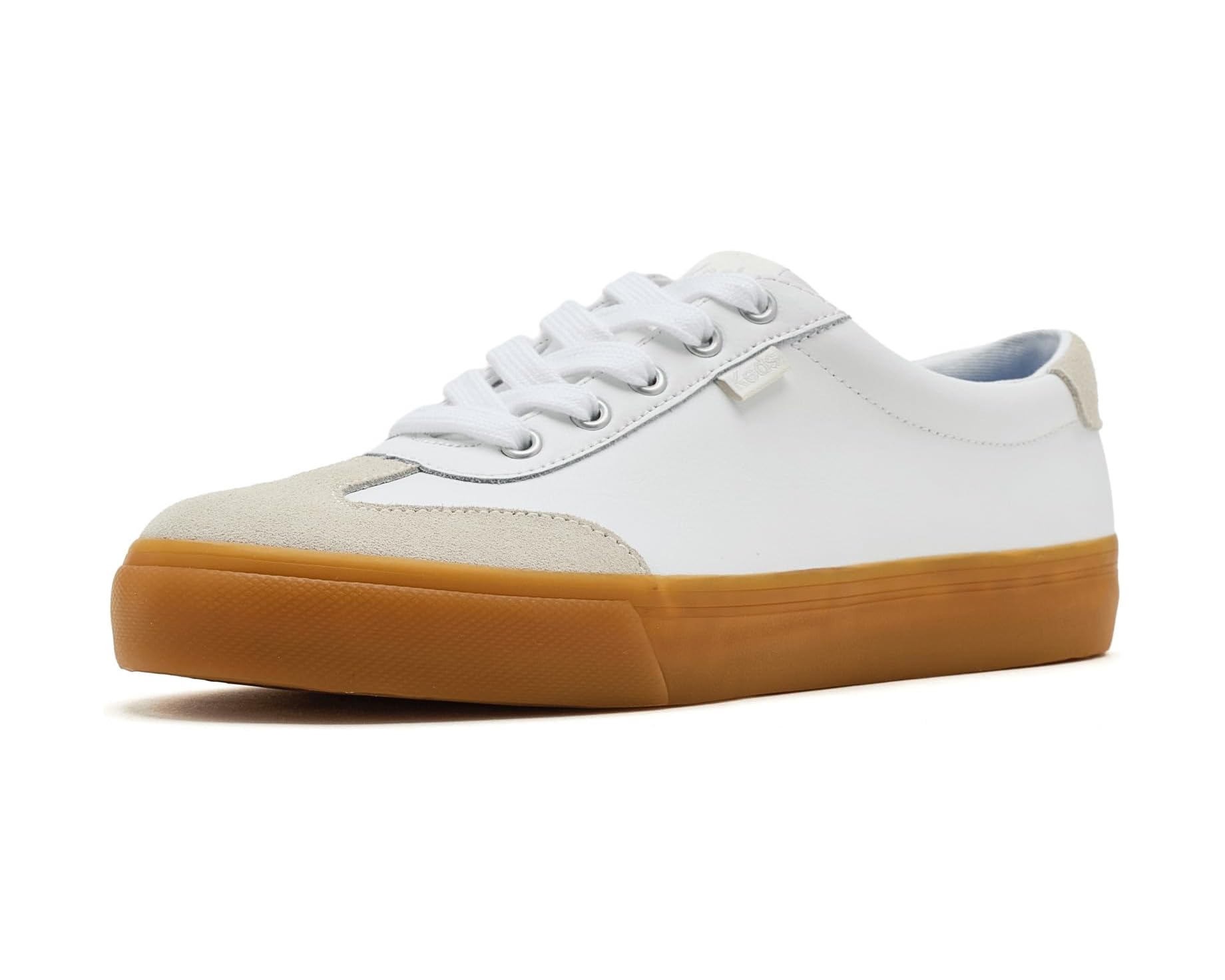 (取寄) ケッズ レディース ジャンプ キック T-トゥ Keds women Jump Kick T-Toe White/Light Grey Leather/Suede｜スウィートラグ 19,703円