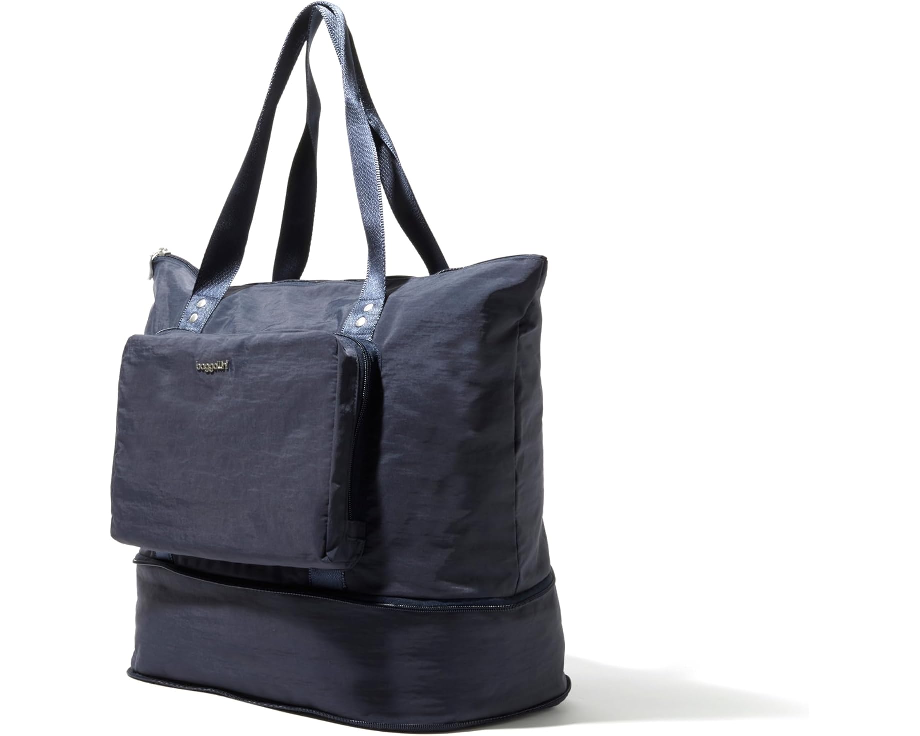 (取寄) バッガリーニ キャリーオール エクスパンダブル パッカブル トート Baggallini Carryall Expandable Packable Tote French Navy｜スウィートラグ