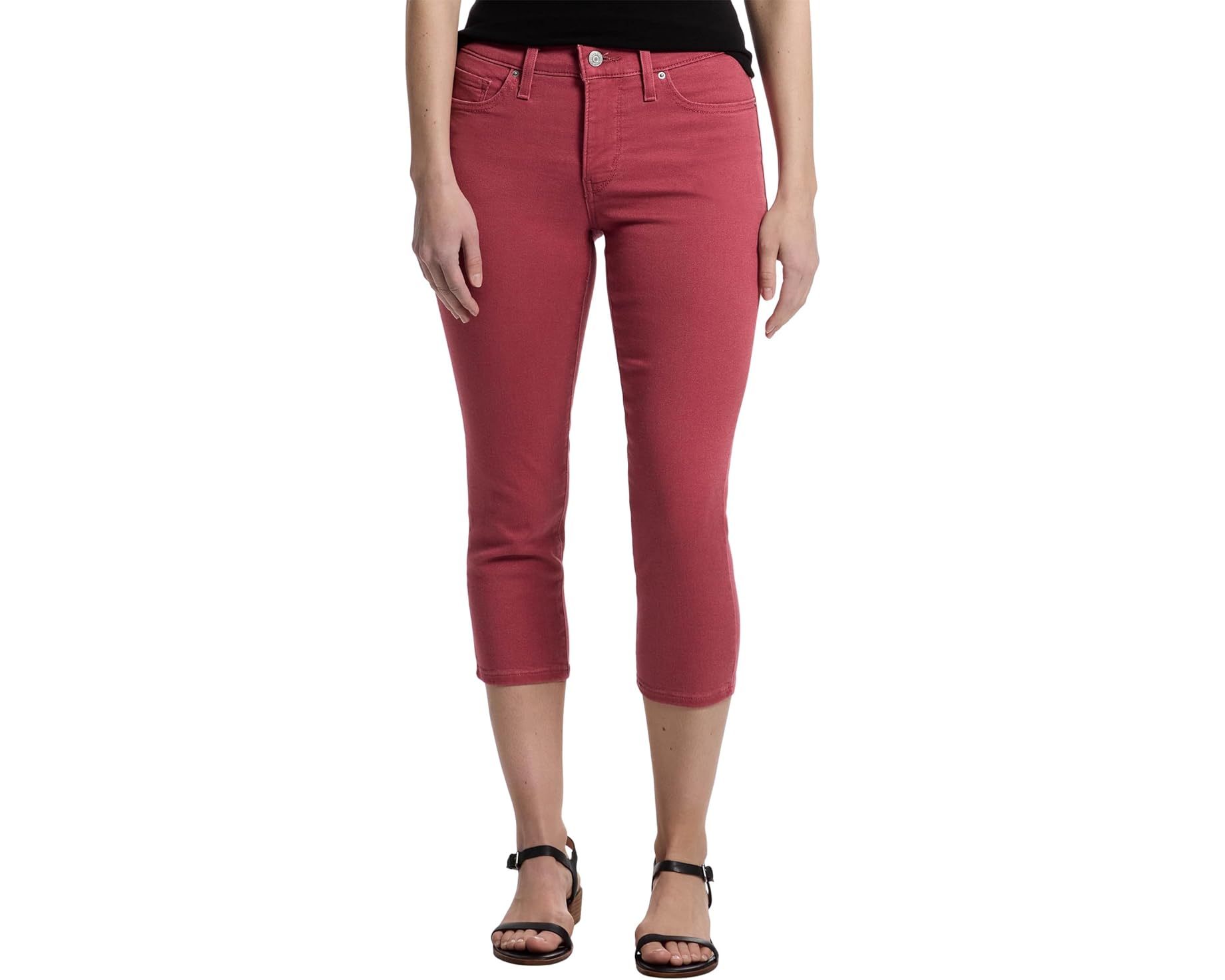 (取寄) レディース 311 シェーピング カプリ Levi's Womens women 311 Shaping Capris Earth Red｜スウィートラグ