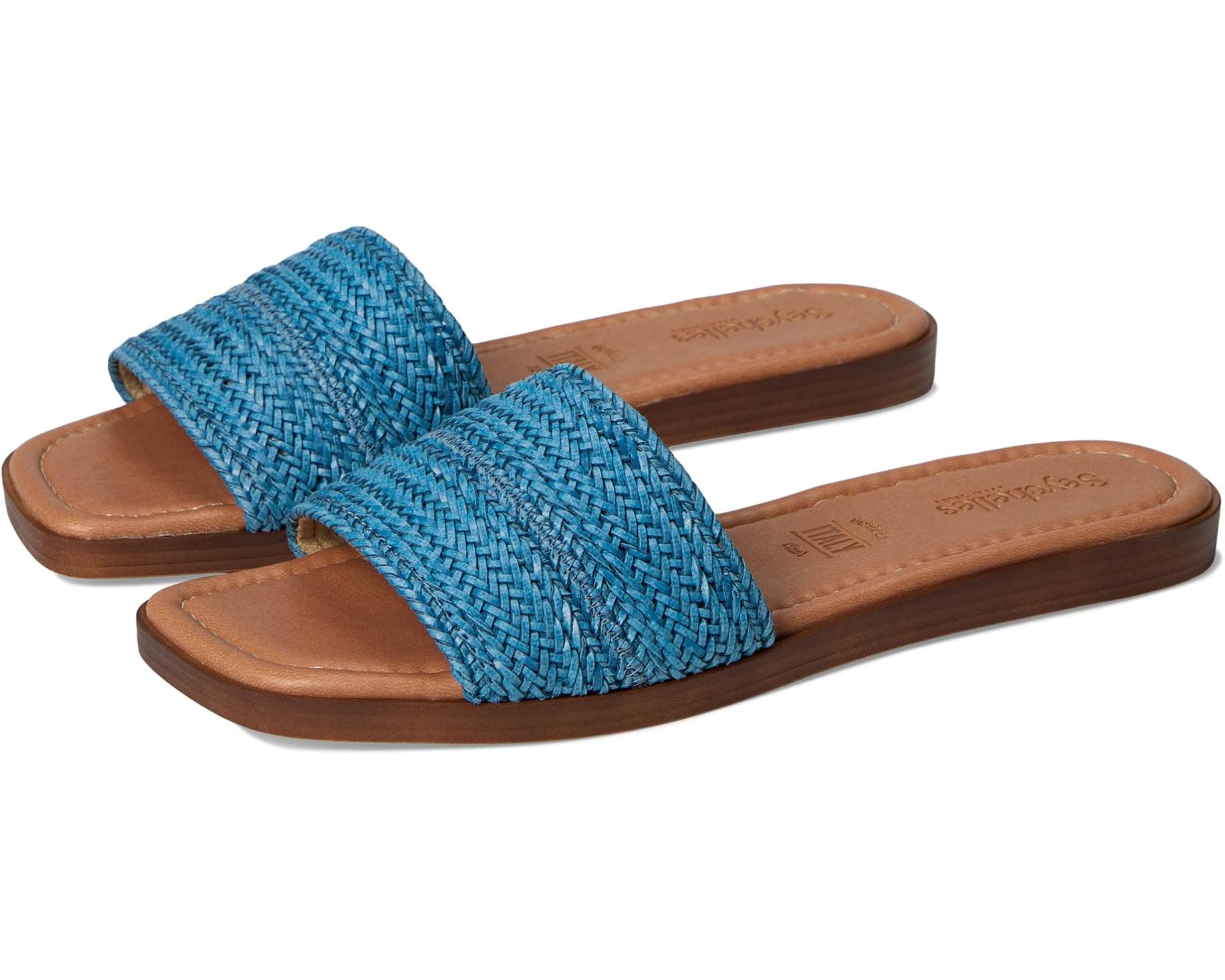 (取寄) セイシェル レディース パーム パーフェクション Seychelles women Palms Perfection Blue Polyurethane｜スウィートラグ