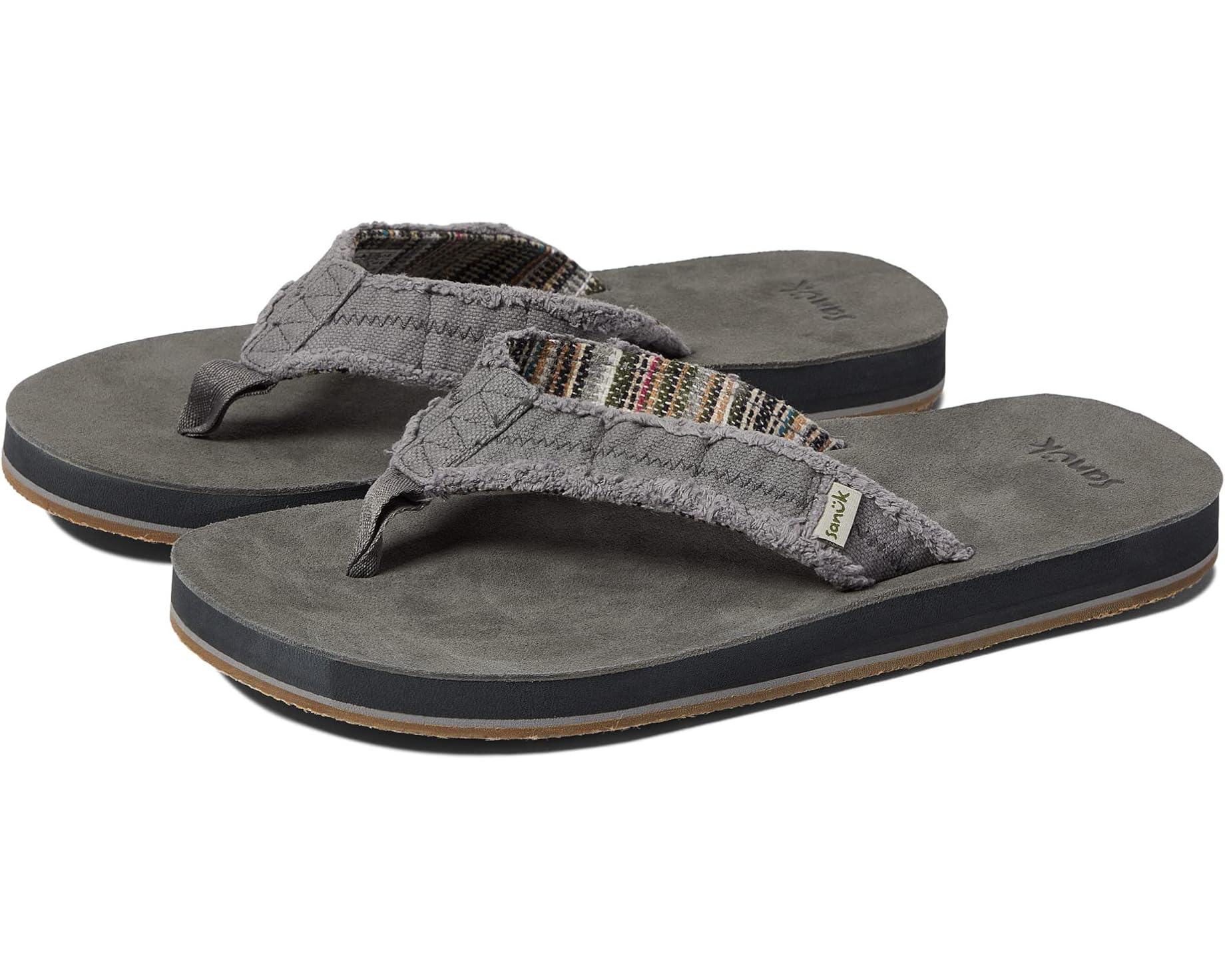 (取寄) サヌーク メンズ フレイド ノット ソフト トップ Sanuk men Fraid Not Soft Top Charcoal｜スウィートラグ