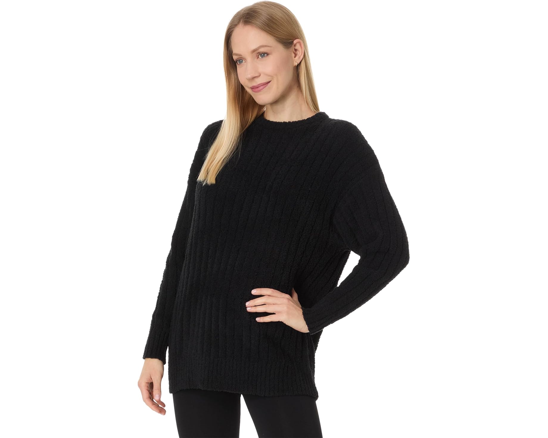 (取寄) アグ レディース トップ リブ UGG women Riz Top Rib Black｜スウィートラグ