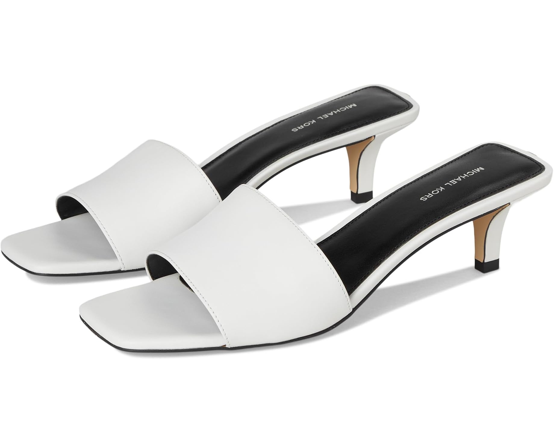 (取寄) マイケルコース レディース メリアム キトン サンダル MICHAEL Michael Kors women Merriam Kitten Sandals Optic White|スウィートラグ