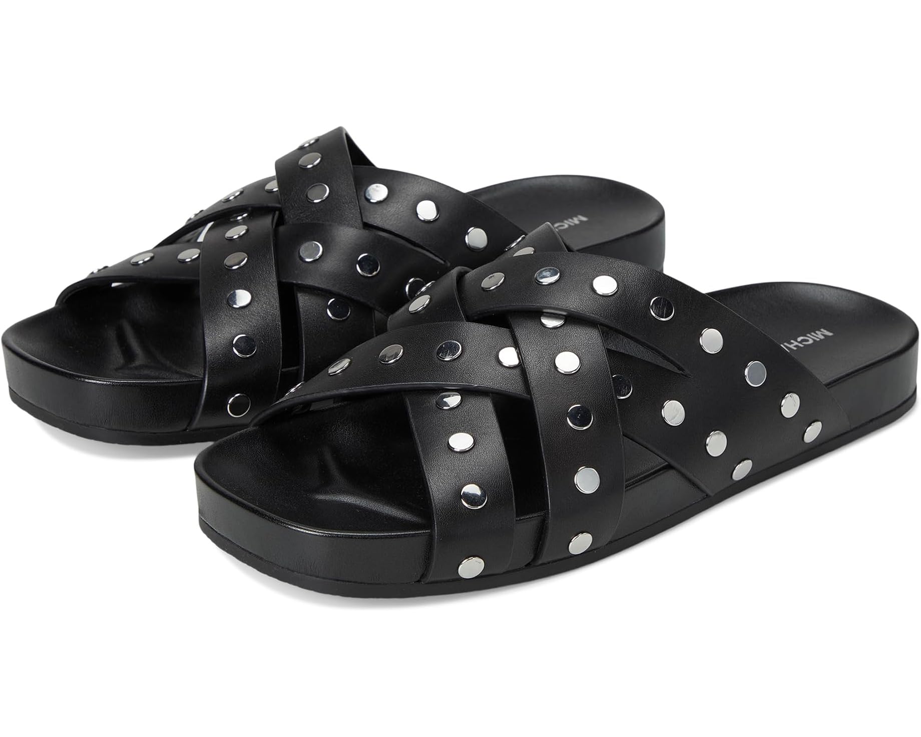 (取寄) マイケルコース レディース アイリーン フラッツ サンダル MICHAEL Michael Kors women Irene Flat Sandals Black｜スウィートラグ