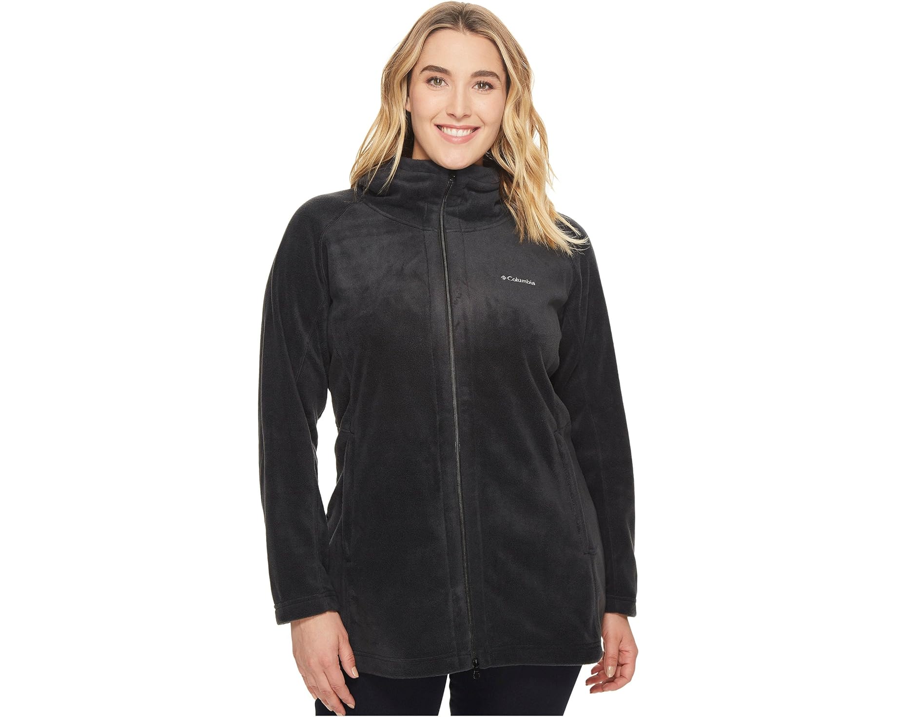 (取寄) コロンビア レディース プラス サイズ ベントン スプリングス リ ロング ブーディ Columbia women Plus Size Benton Springs II Long Hoodie Black|スウィートラグ