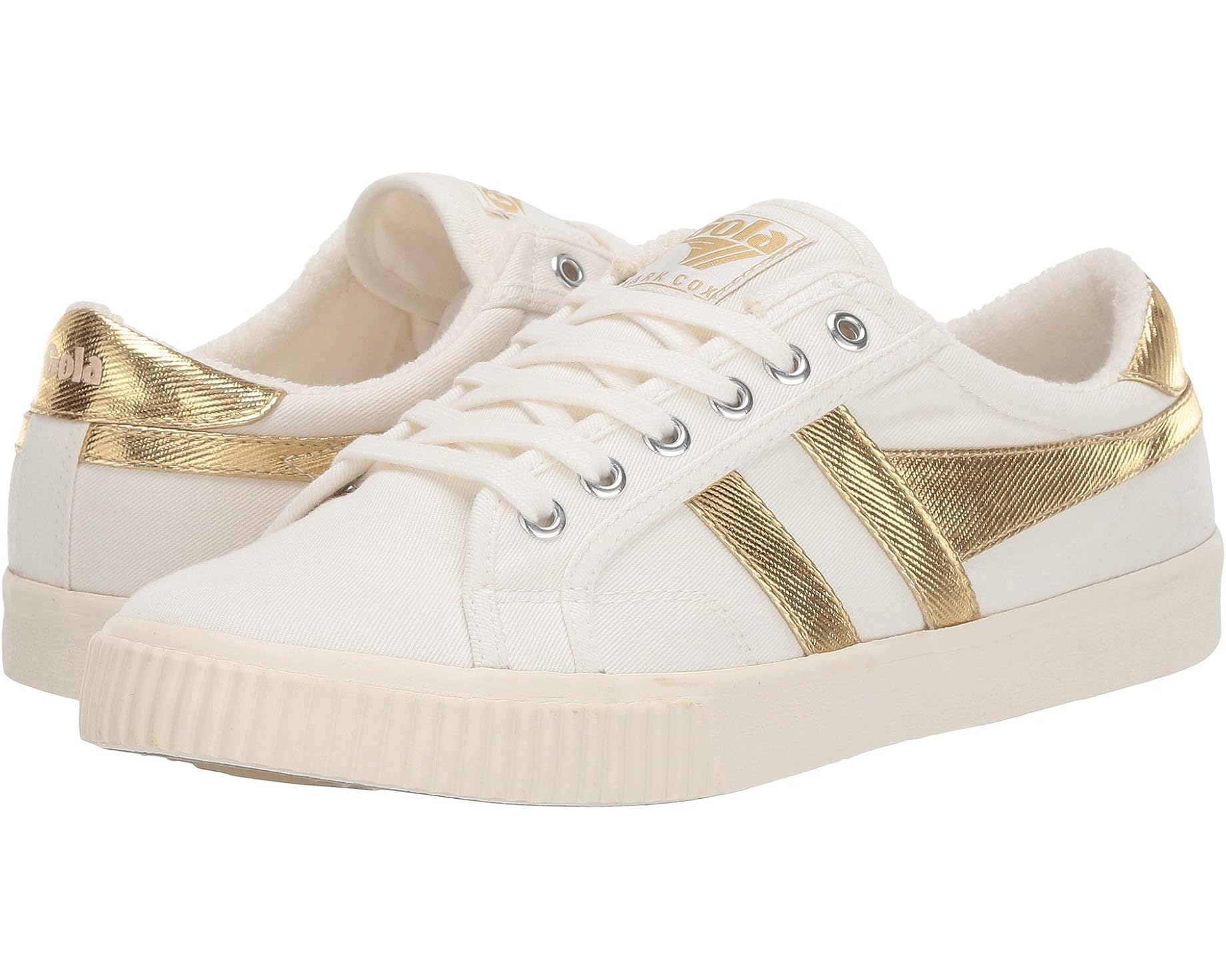 (取寄) ゴーラ レディース テニス マーク コックス Gola women Tennis Mark Cox Off-White/Gold｜スウィートラグ 21,506円