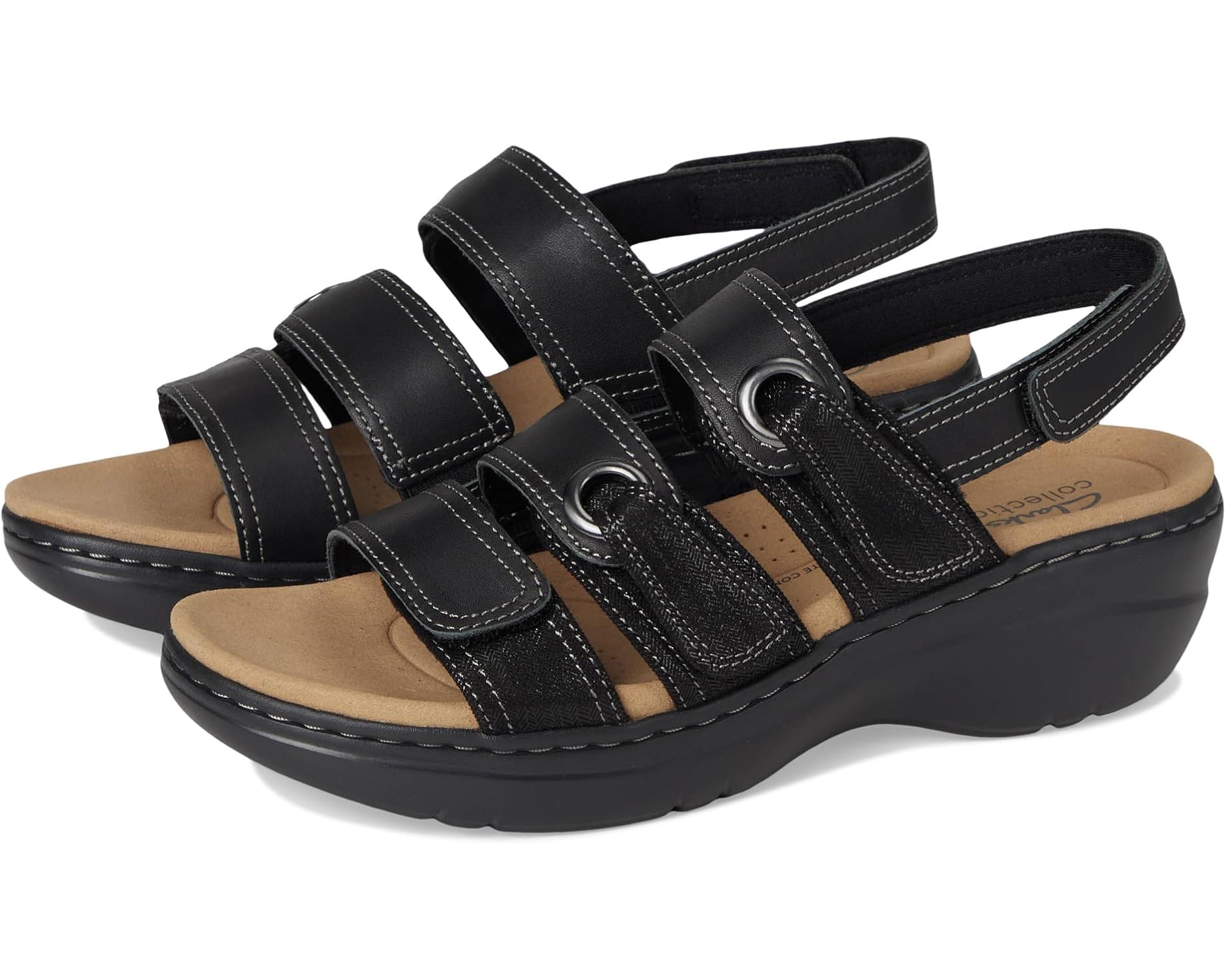 (取寄) クラークス レディース マーリア 2 バリ Clarks women Merliah 2 Bali Black Combi Leather|スウィートラグ