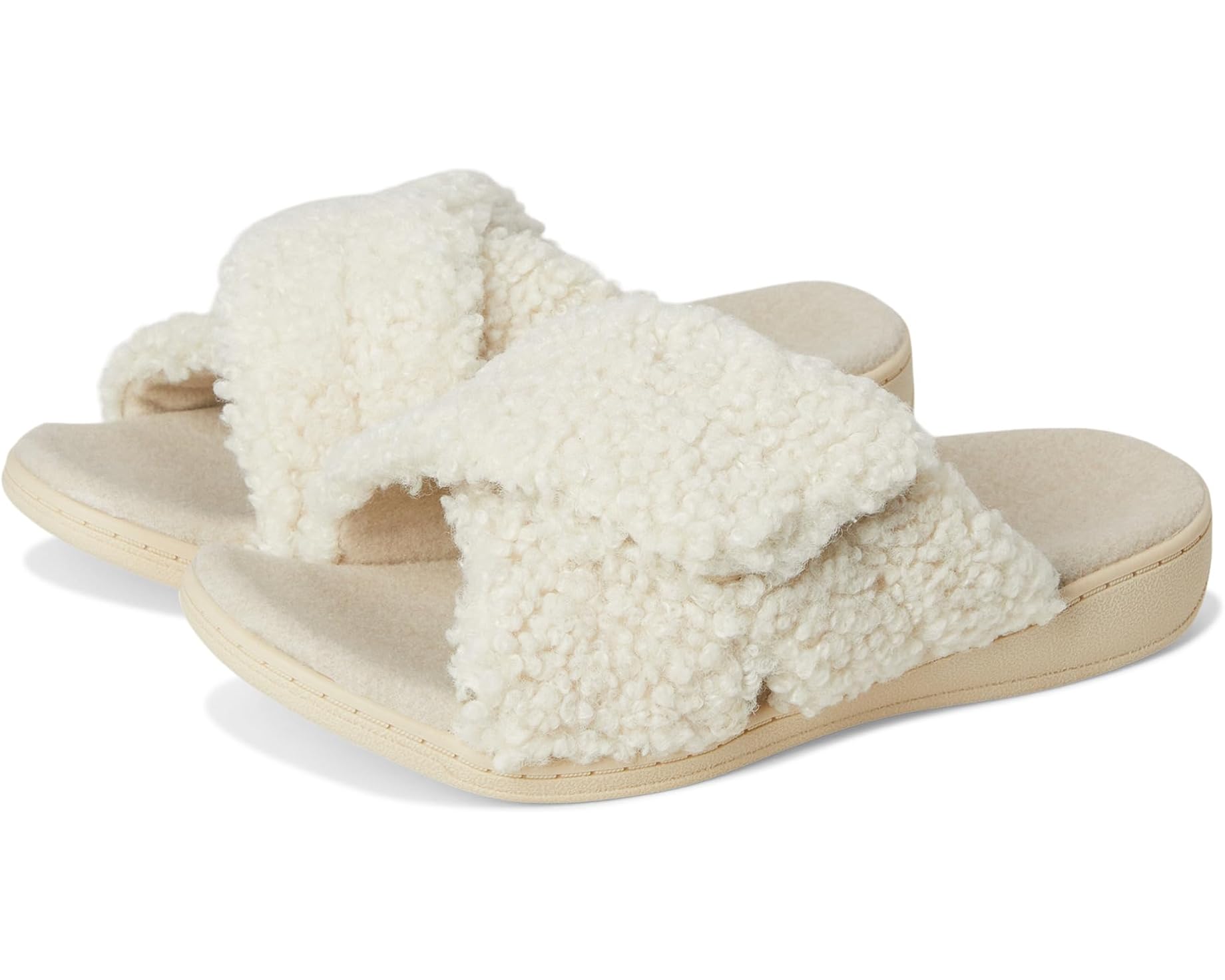 (取寄) バイオニック レディース リラックス リ スライド VIONIC women Relax Ii Slides Cream White Fabric|スウィートラグ