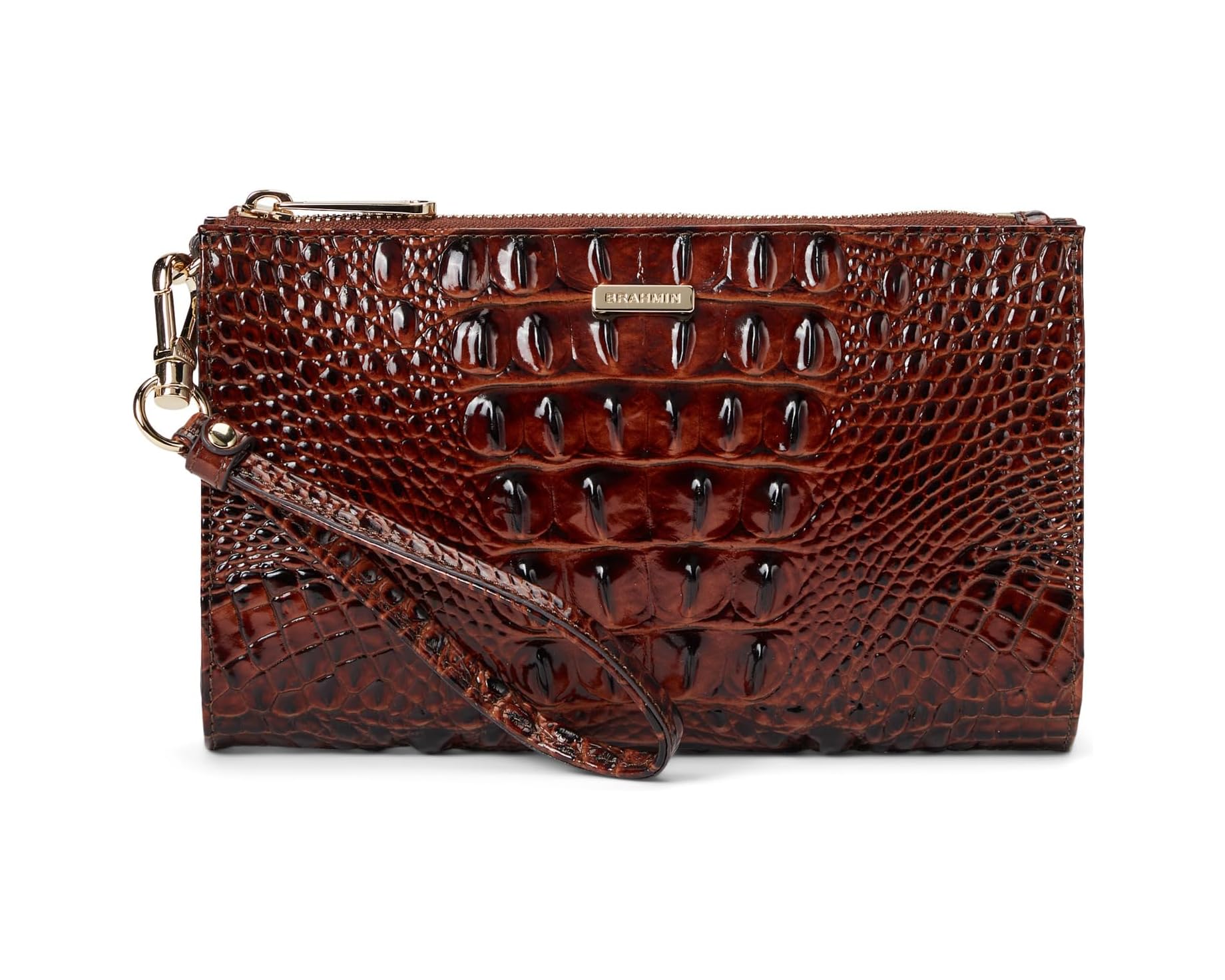 (取寄) ブラーミン メルボルン デイジー クラッチ Brahmin Melbourne Daisy Clutch Pecan｜スウィートラグ
