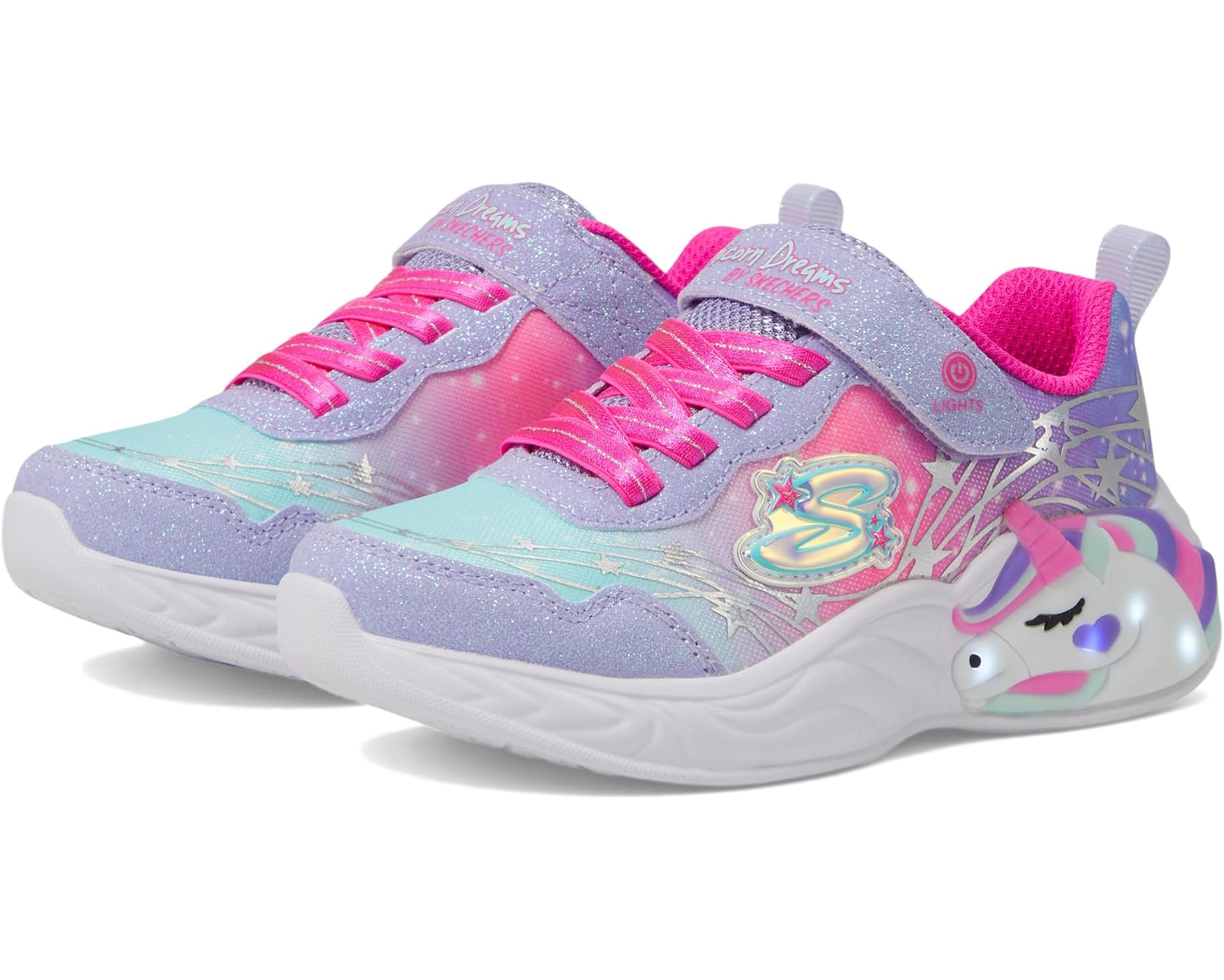 (取寄) スケッチャーズ キッズ キッズ ユニコーン ドリームス 302299L (リトル キッド/ビッグ キッド) SKECHERS KIDS kids Unicorn Dreams 302299L (Little Kid/Big Kid) Lavender/Hot Pink｜スウィートラグ