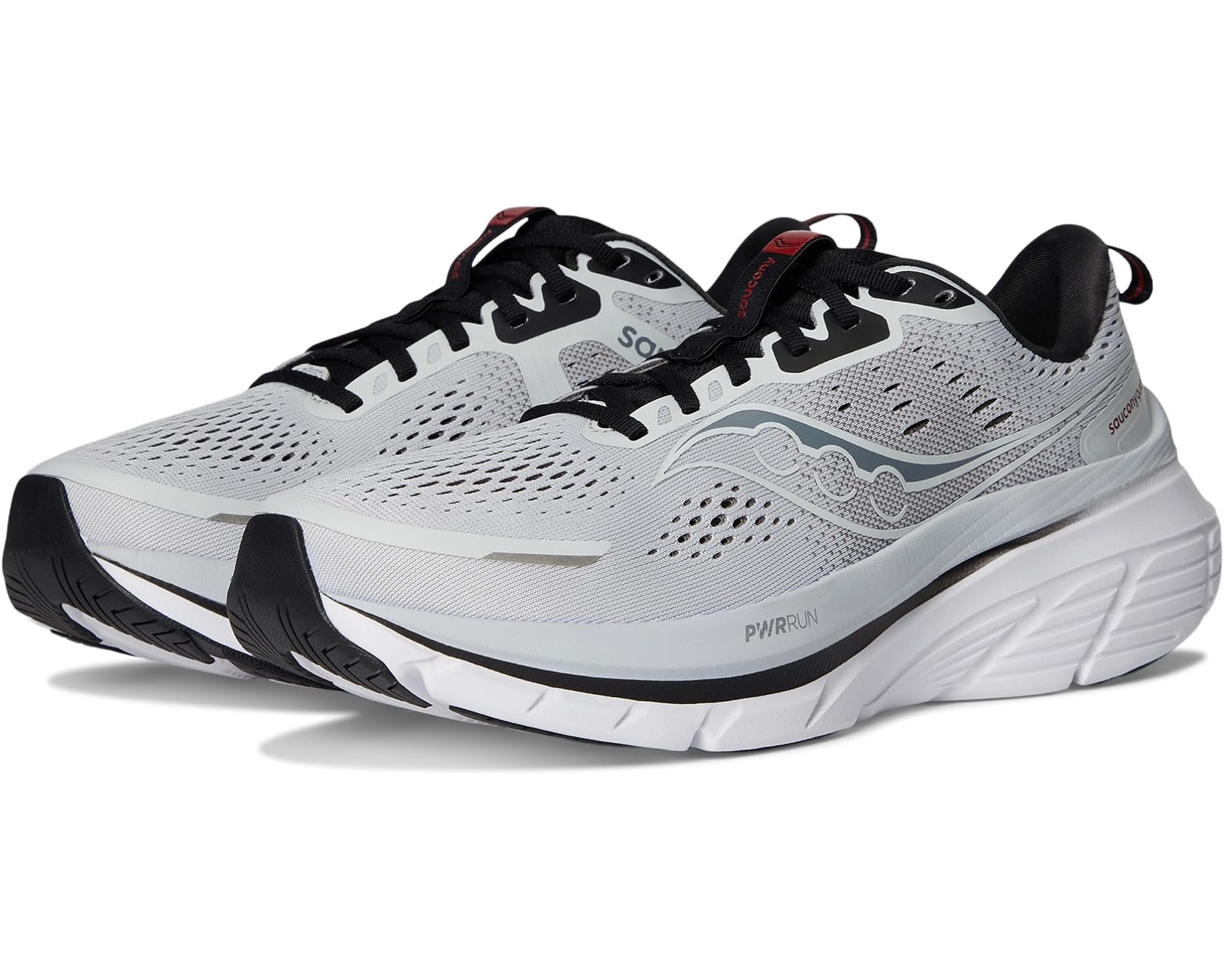 (取寄) サッカニー メンズ ガイド 18 Saucony men Guide 18 Cloud/Black｜スウィートラグ