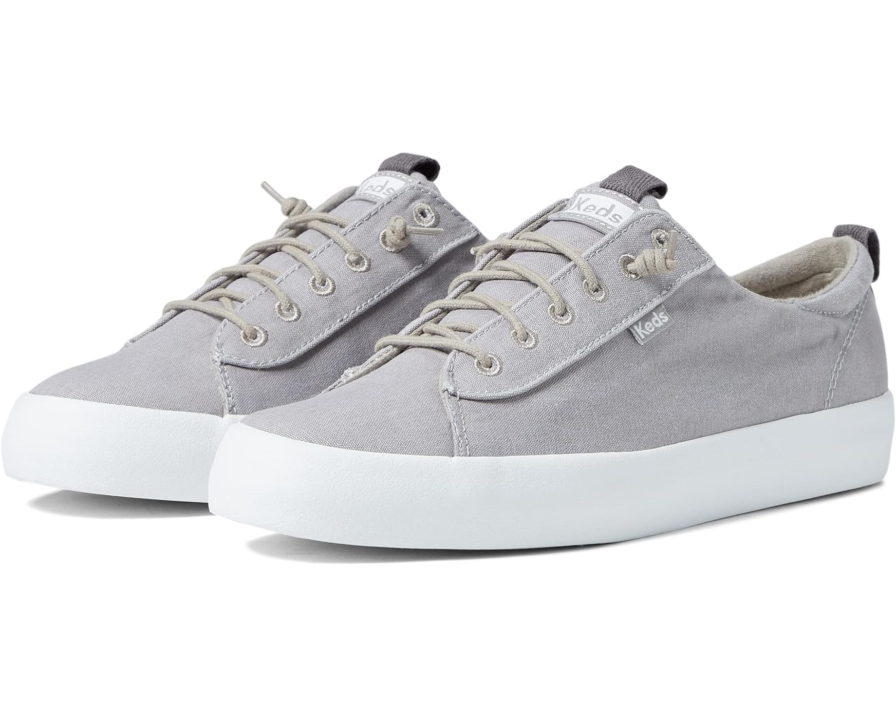 (取寄) ケッズ レディース キックバック キャンバス スリップ オン Keds women Kickback Canvas Slip On Grey｜スウィートラグ