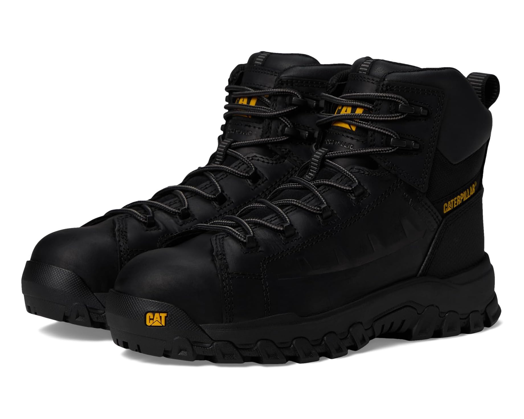 (取寄) キャタピラー メンズ スレッショルド リバウンド ウォータープルーフ ノン メタリック コンポジット トゥ Caterpillar men Threshold Rebound Waterproof Non Metallic Composite Toe Black｜スウィートラグ