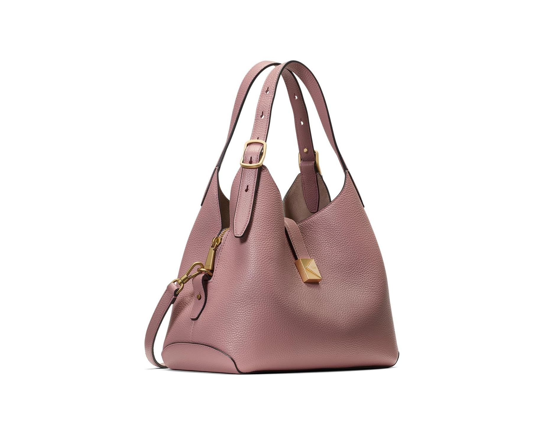(取寄) ケイトスペード デコ ペブルド レザー ミディアム クロスボディ トート Kate Spade New York Deco Pebbled Leather Medium Crossbody Tote Dusk Rose｜スウィートラグ 57,453円