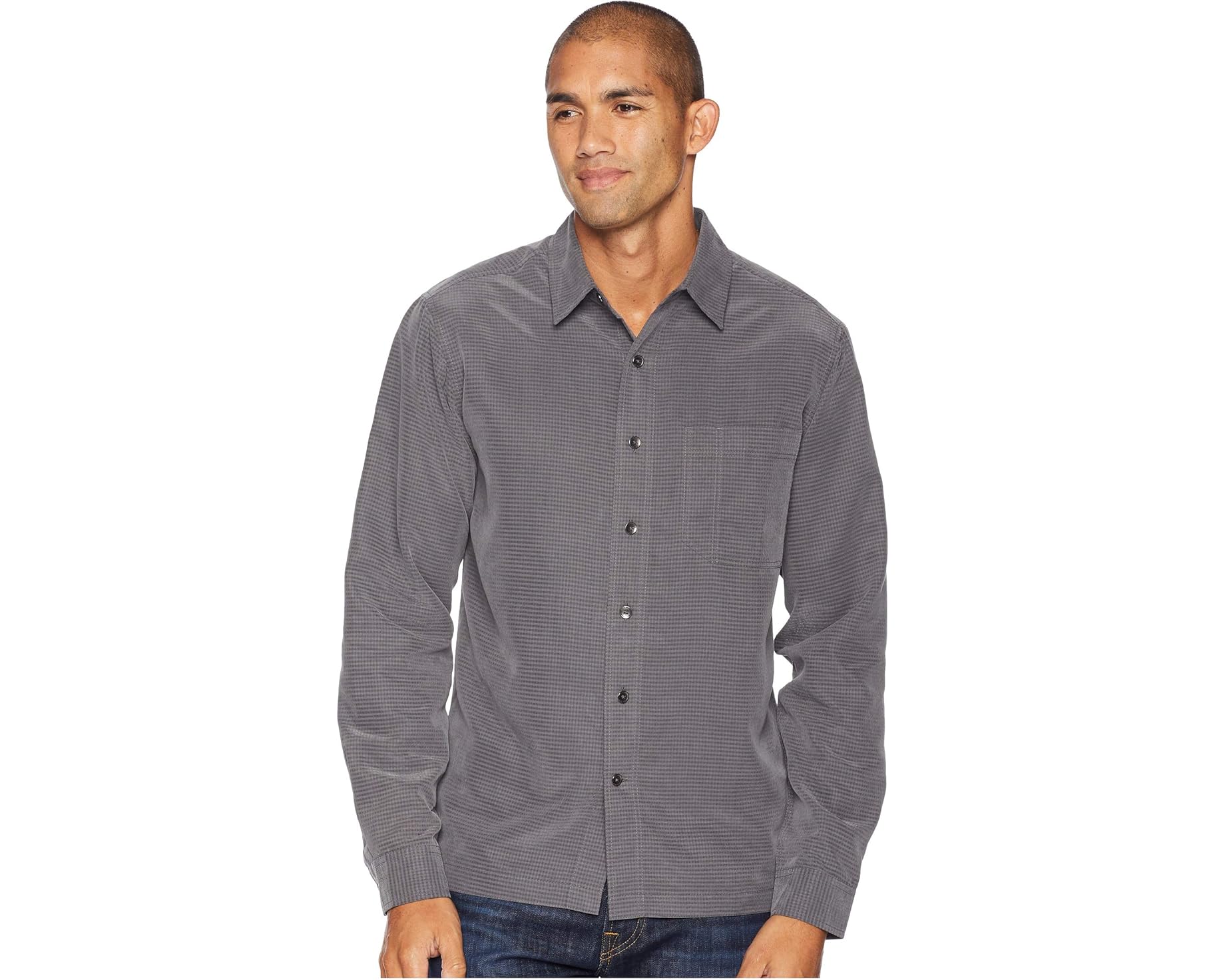 (取寄) ロイヤルロビンズ メンズ デザート パッカー ドライ ロング スリーブ Royal Robbins men Desert Pucker Dry Long Sleeve Asphalt｜スウィートラグ