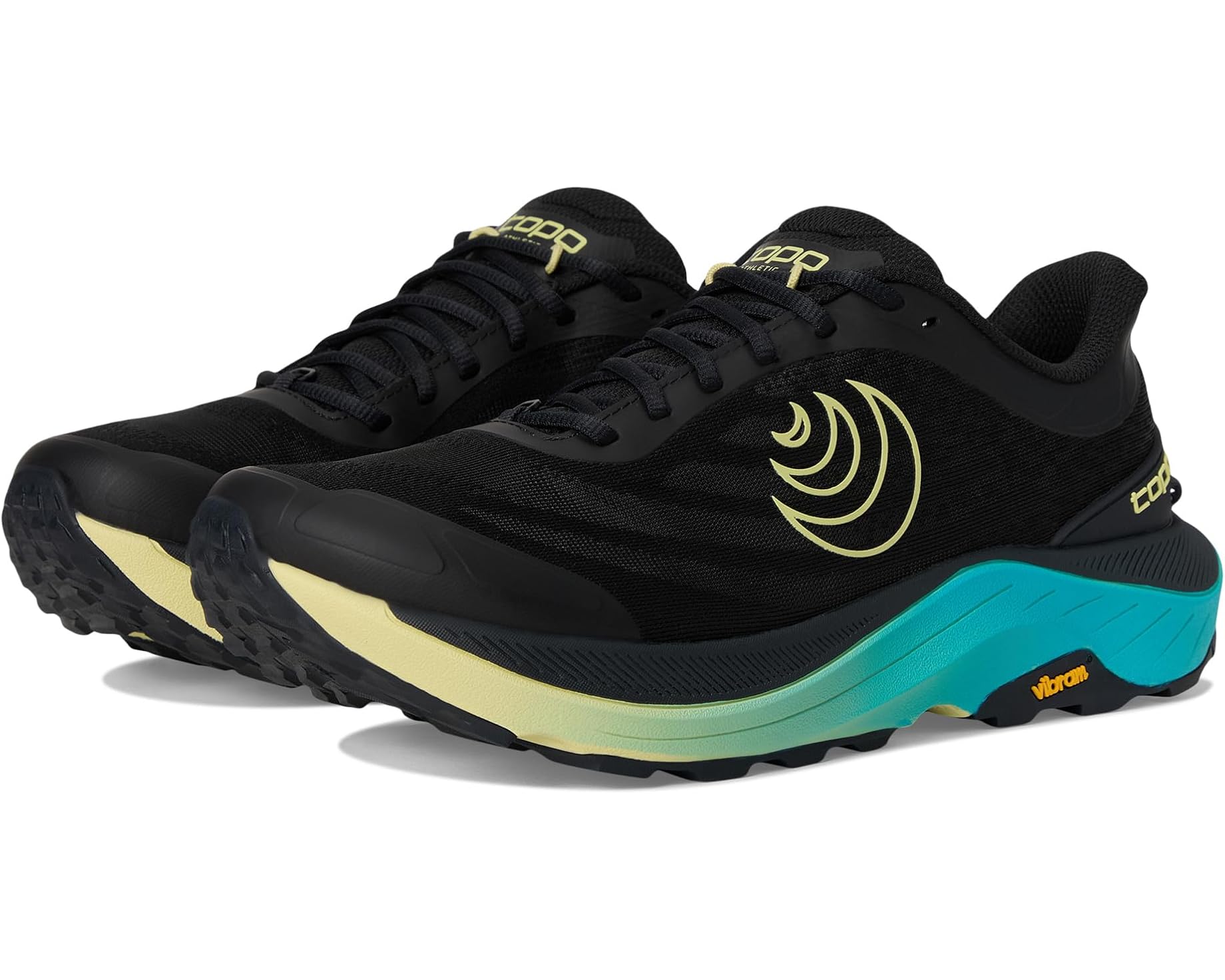 (取寄) トポ アスレチック レディース ウルトラベンチャー 4 Topo Athletic women Ultraventure 4 Black/Lime｜スウィートラグ