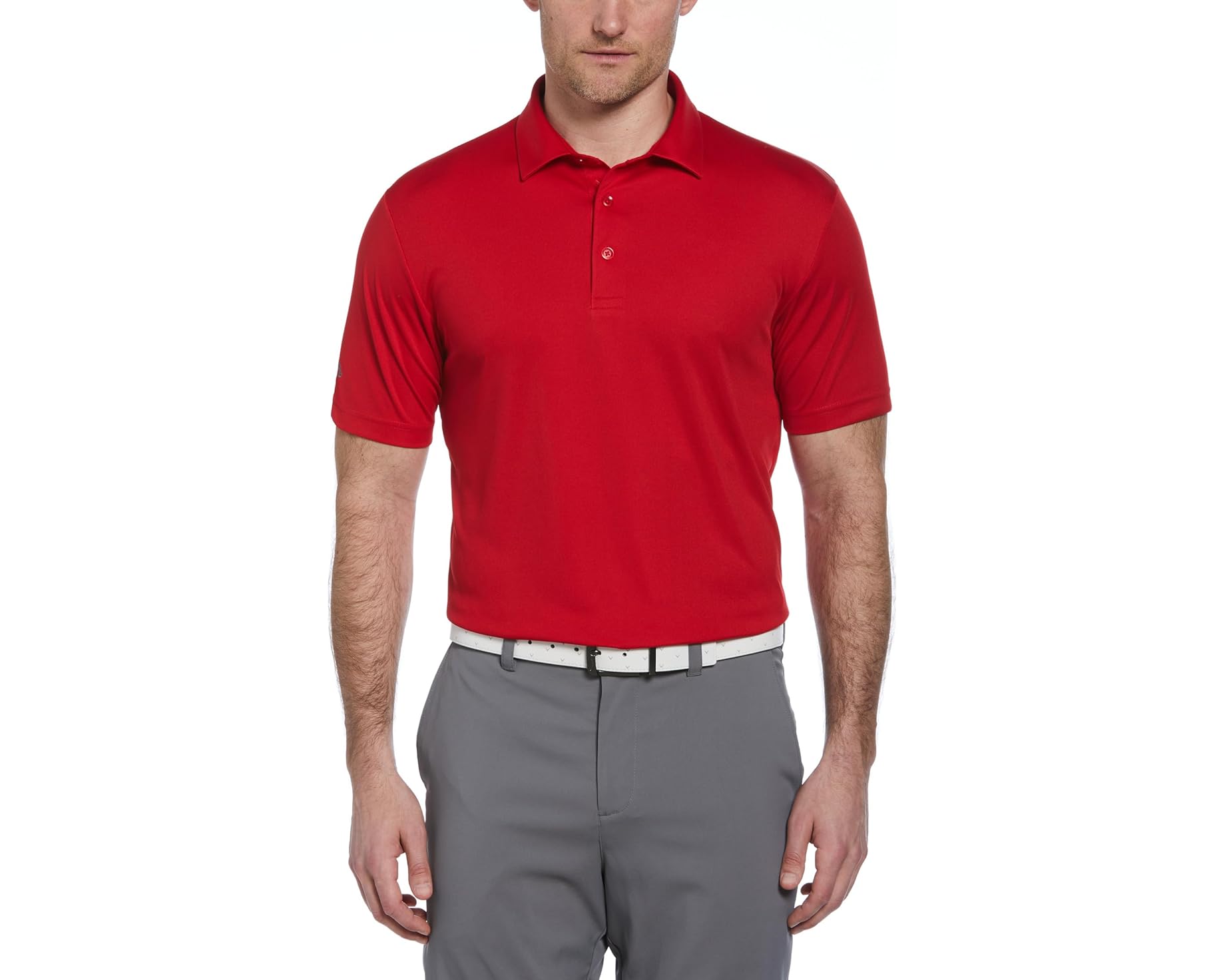 (取寄) キャロウェイ メンズ トーナメント ショート スリーブ ポロ Callaway men Tournament Short Sleeve Polo Tango Red|スウィートラグ