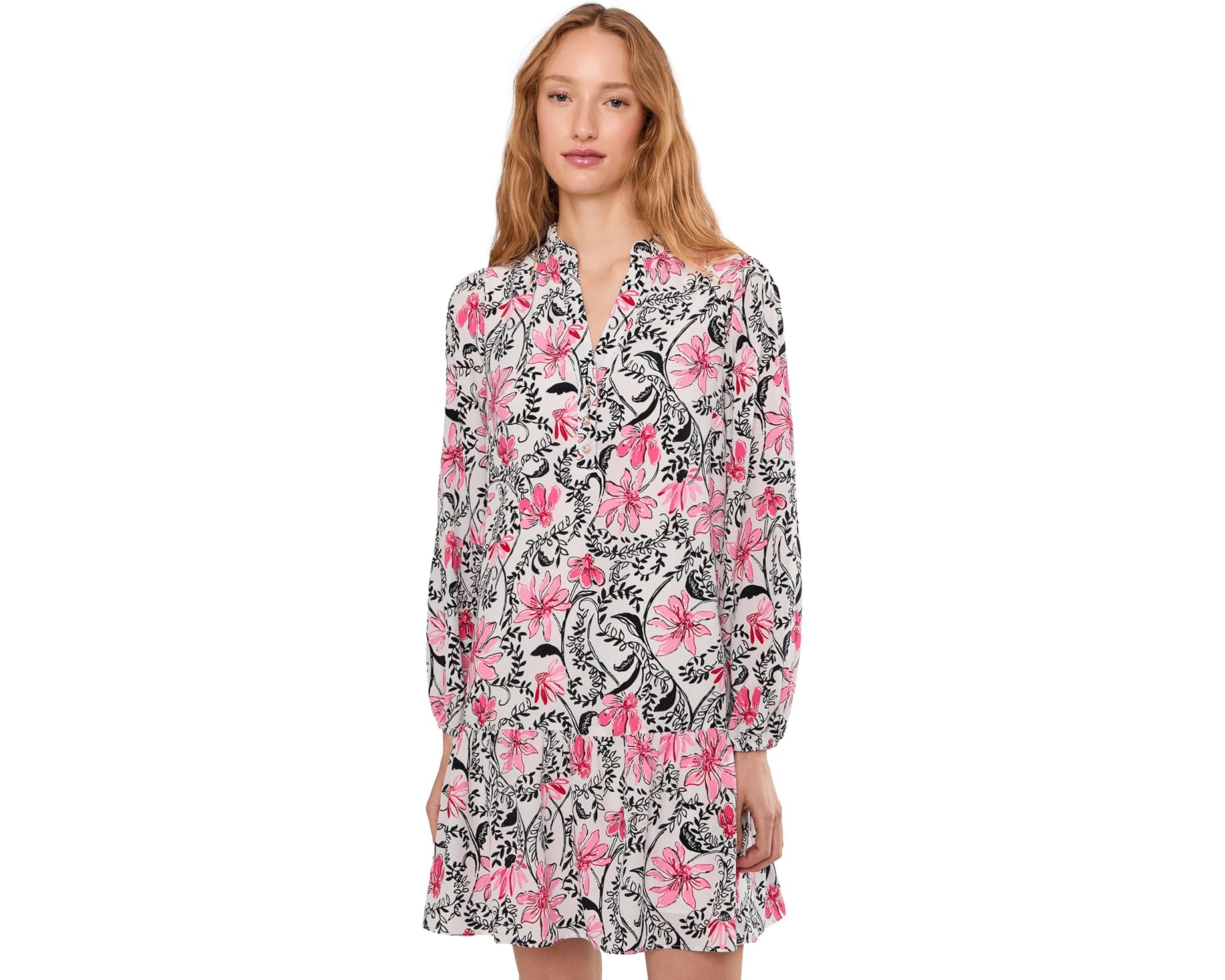 (取寄) リリー ピュリッツァー レディース エヴァリン シルク ドレス Lilly Pulitzer women Evaline Silk Dress Coconut｜スウィートラグ