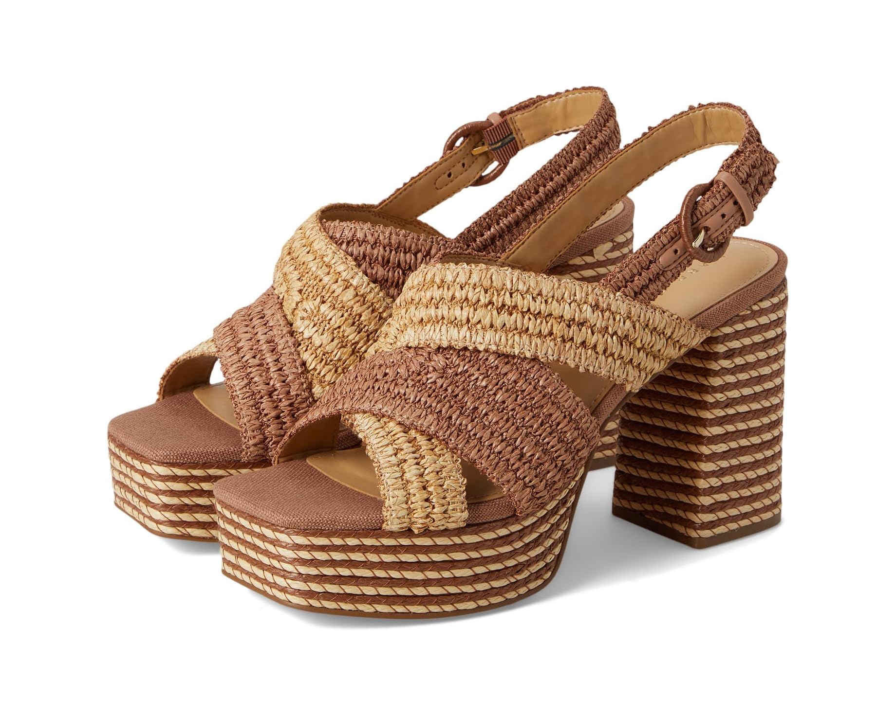 (取寄) マークフィッシャー レディース キャディー Marc Fisher LTD women Caddy Dark Tan/Natural｜スウィートラグ