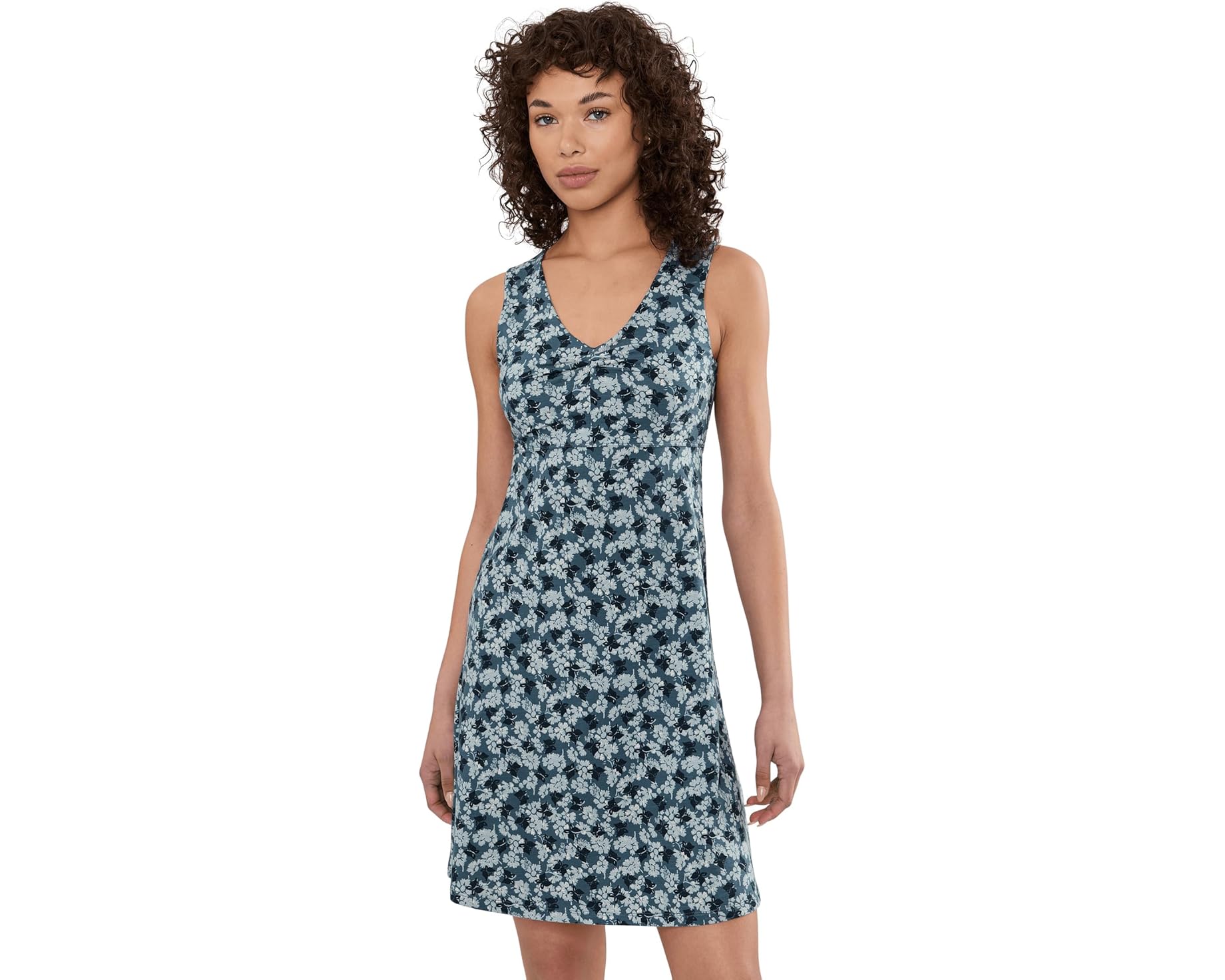 (取寄) レディース ローズマリー スリーブレス ドレス Toad&amp;Co women Rosemarie Sleeveless Dress Pacific Blue Print｜スウィートラグ