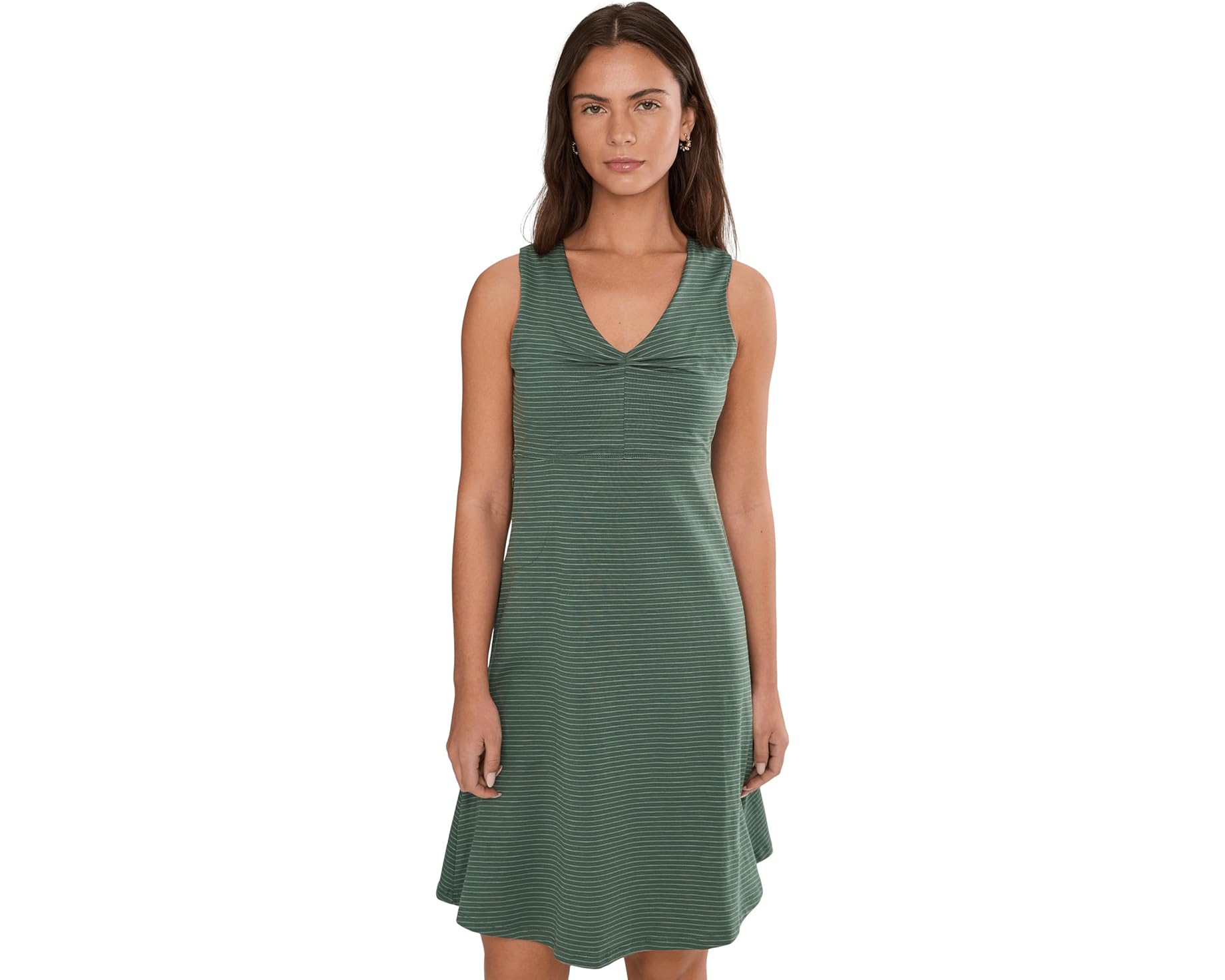 (取寄) レディース ローズマリー スリーブレス ドレス Toad&Co women Rosemarie Sleeveless Dress Cilantro Pattern|スウィートラグ