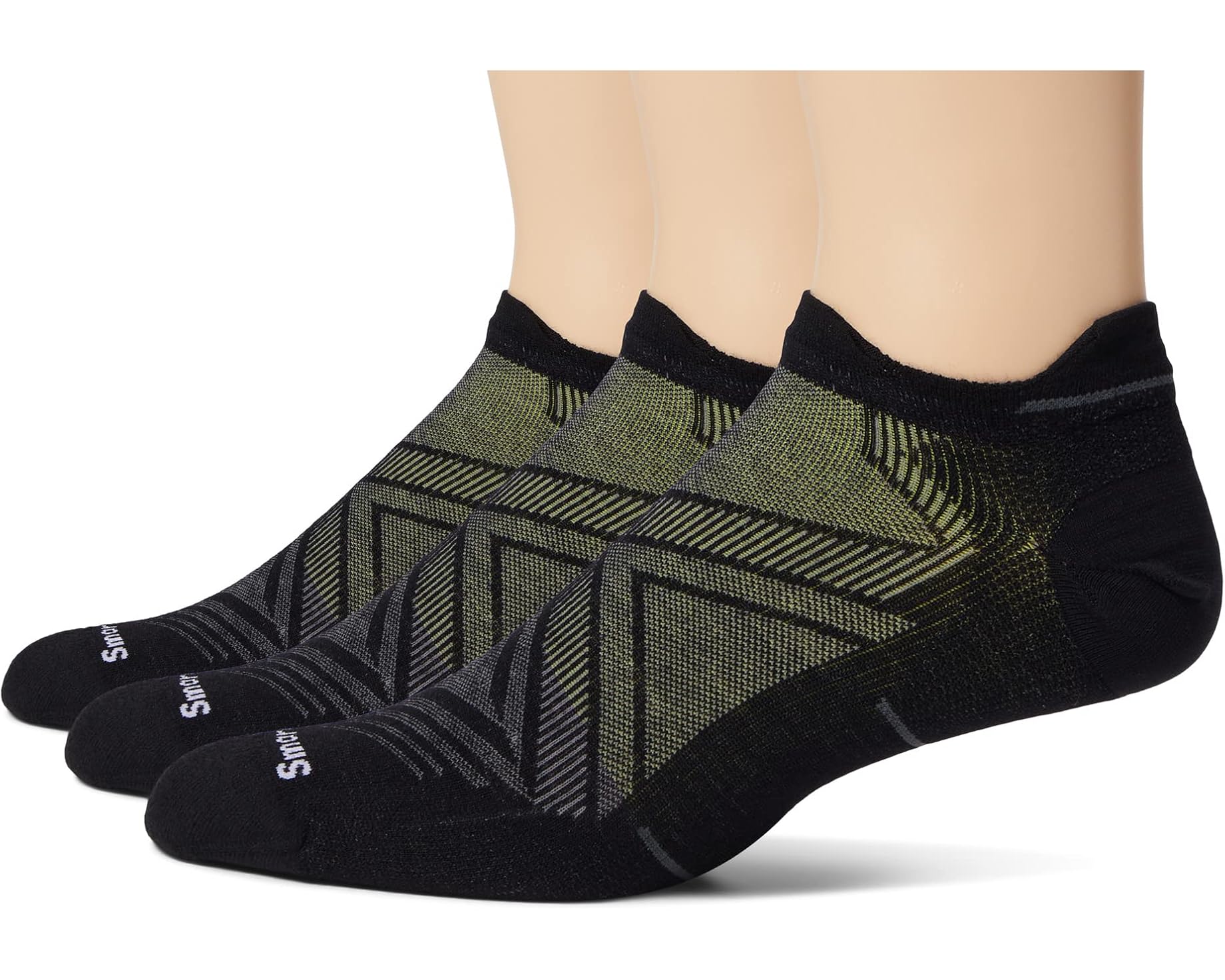 (取寄) スマートウール メンズ ラン ゼロ クッション ロウ アンクル ソックス 3-パック Smartwool men Run Zero Cushion Low Ankle Socks 3-Pack Black|スウィートラグ