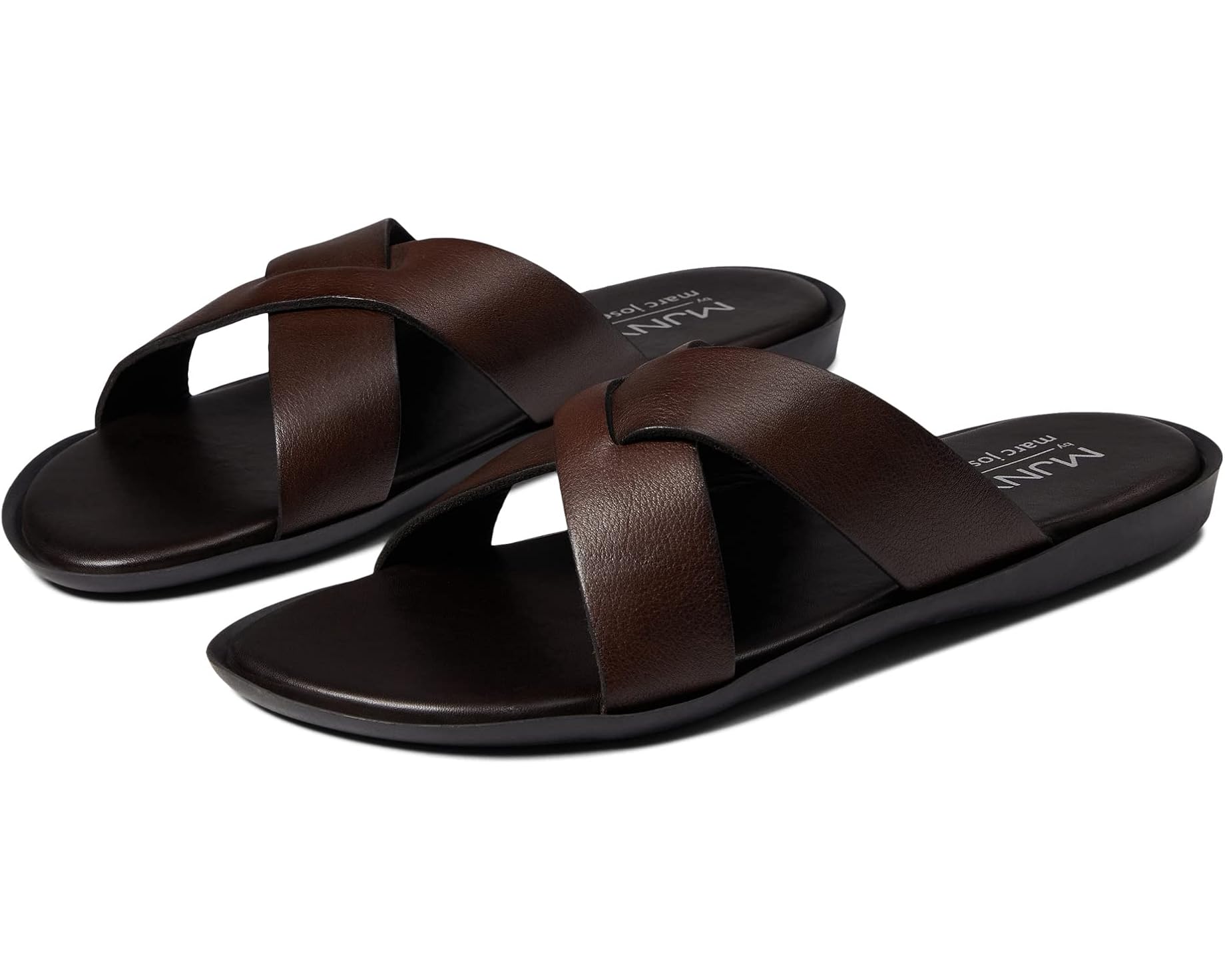 (取寄) マークジョセフニューヨーク メンズ ローマン コート サンダル Marc Joseph New York men Roman Court Sandal Brown Grainy|スウィートラグ