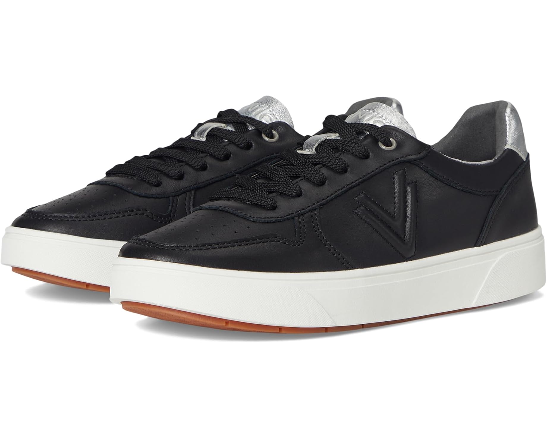 (取寄) バイオニック レディース キミー コート VIONIC women Kimmie Court Black/Silver Leather｜スウィートラグ
