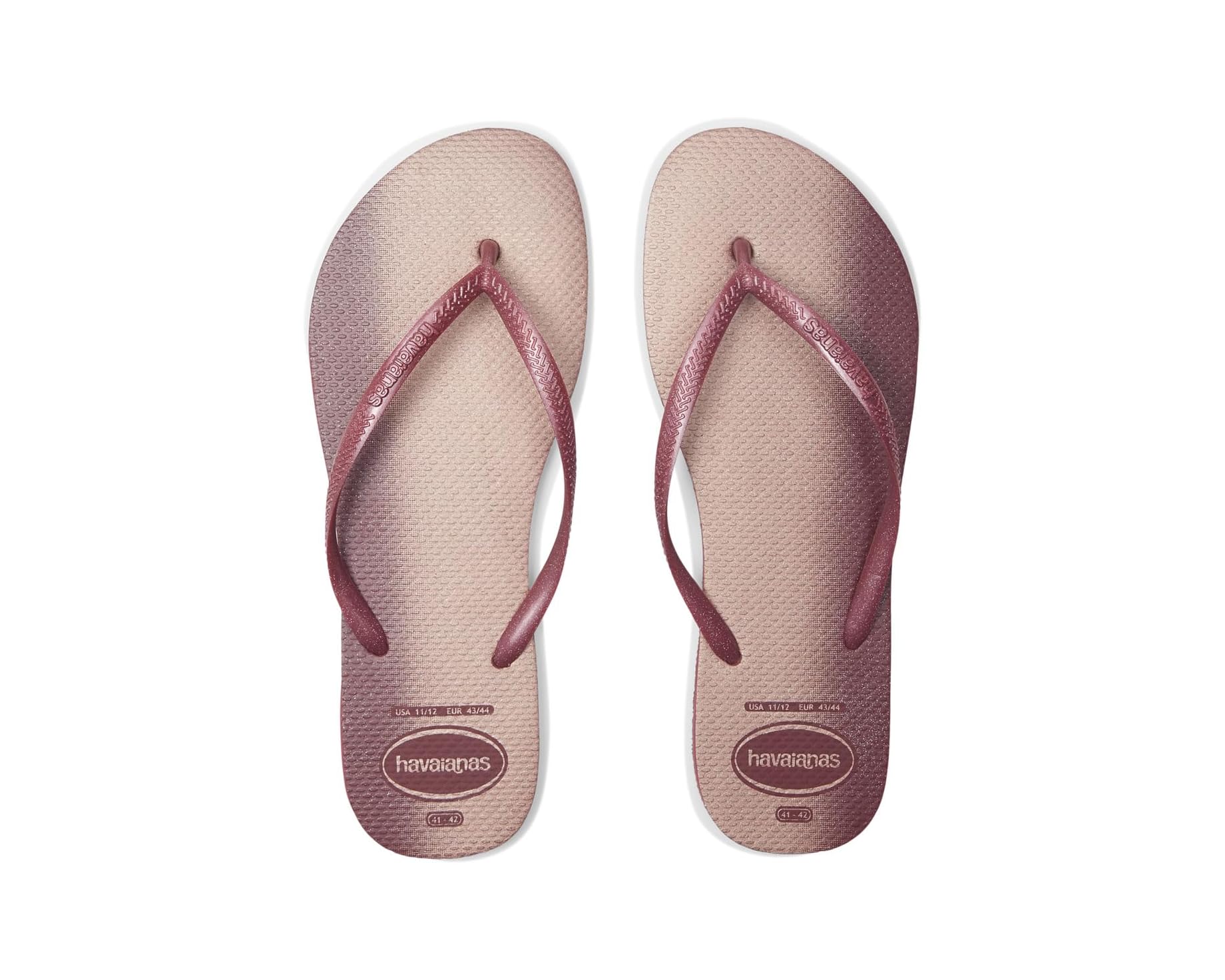 (取寄) ハワイアナス レディース スリム グロス フリップ フロップ サンダル Havaianas women Slim Gloss Flip Flop Sandal Amaranth｜スウィートラグ
