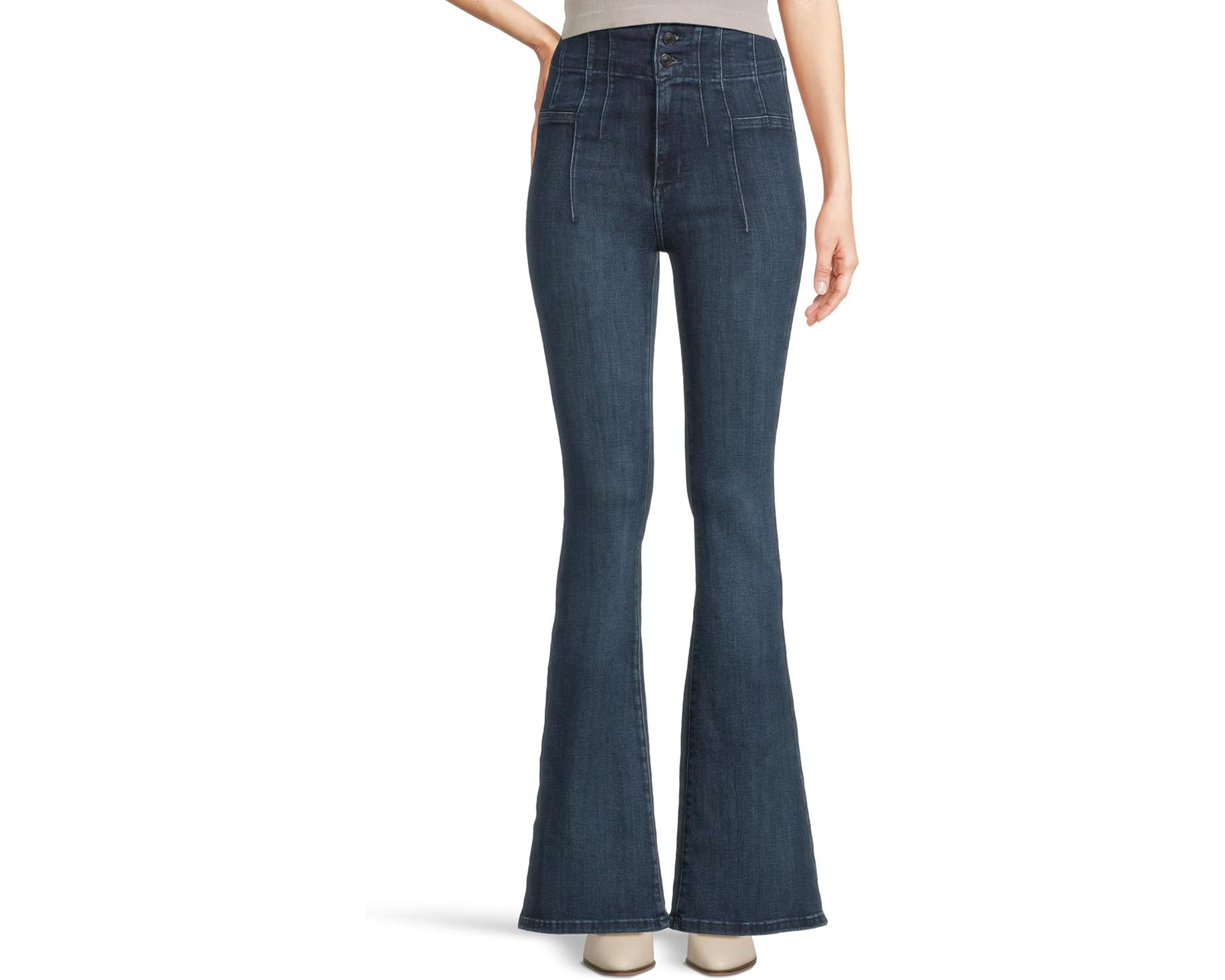 (取寄) フリーピープル レディース ウィー ザ フリー ジェイド フレア ジーンズ Free People women We The Free Jayde Flare Jeans Night Sky|スウィートラグ