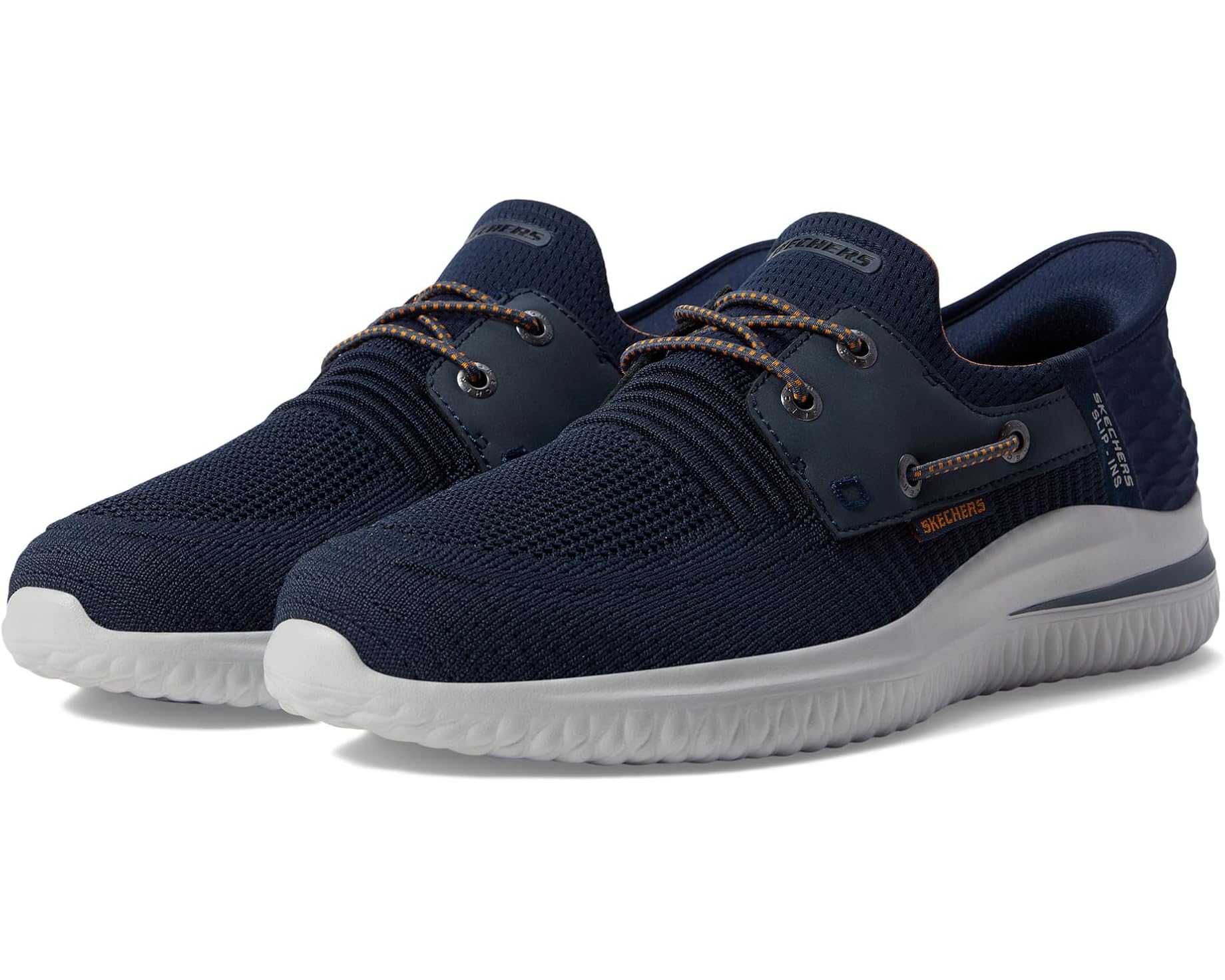 (取寄) スケッチャーズ メンズ デルソン 3.0 ロス ハンズ フリー スリップ-インス SKECHERS men Delson 3.0 Roth Hands Free Slip-Ins Navy｜スウィートラグ