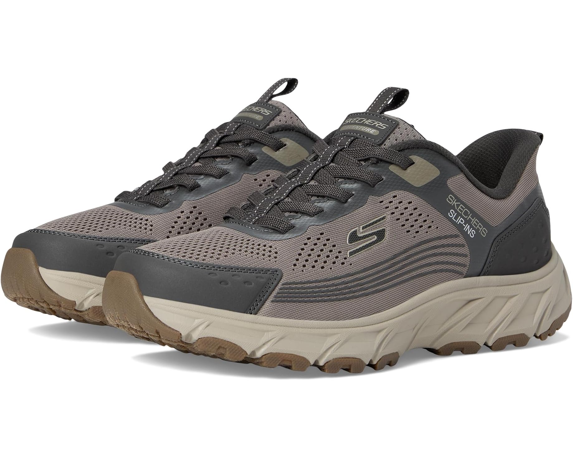 (取寄) スケッチャーズ メンズ ヒルクレスト 2.0 ハンズ フリー スリップ-イン SKECHERS men Hillcrest 2.0 Hands Free Slip-in Dark Taupe｜スウィートラグ