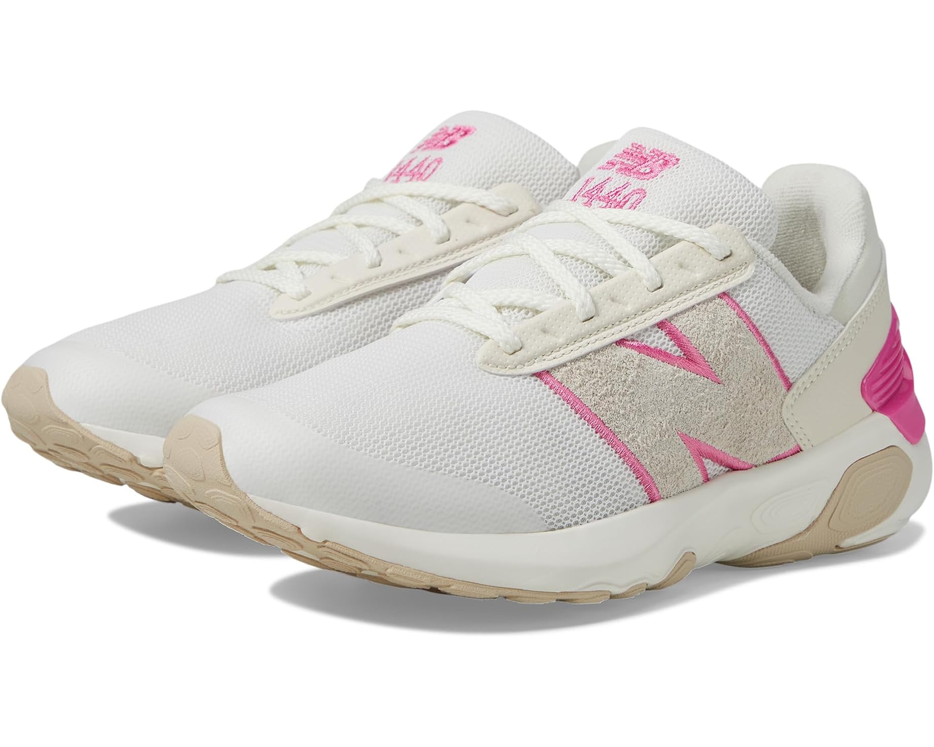 (取寄) ニューバランス キッズ (ビッグ キッド) New Balance kids 1440v1 (Big Kid) Sea Salt/Real Pink｜スウィートラグ