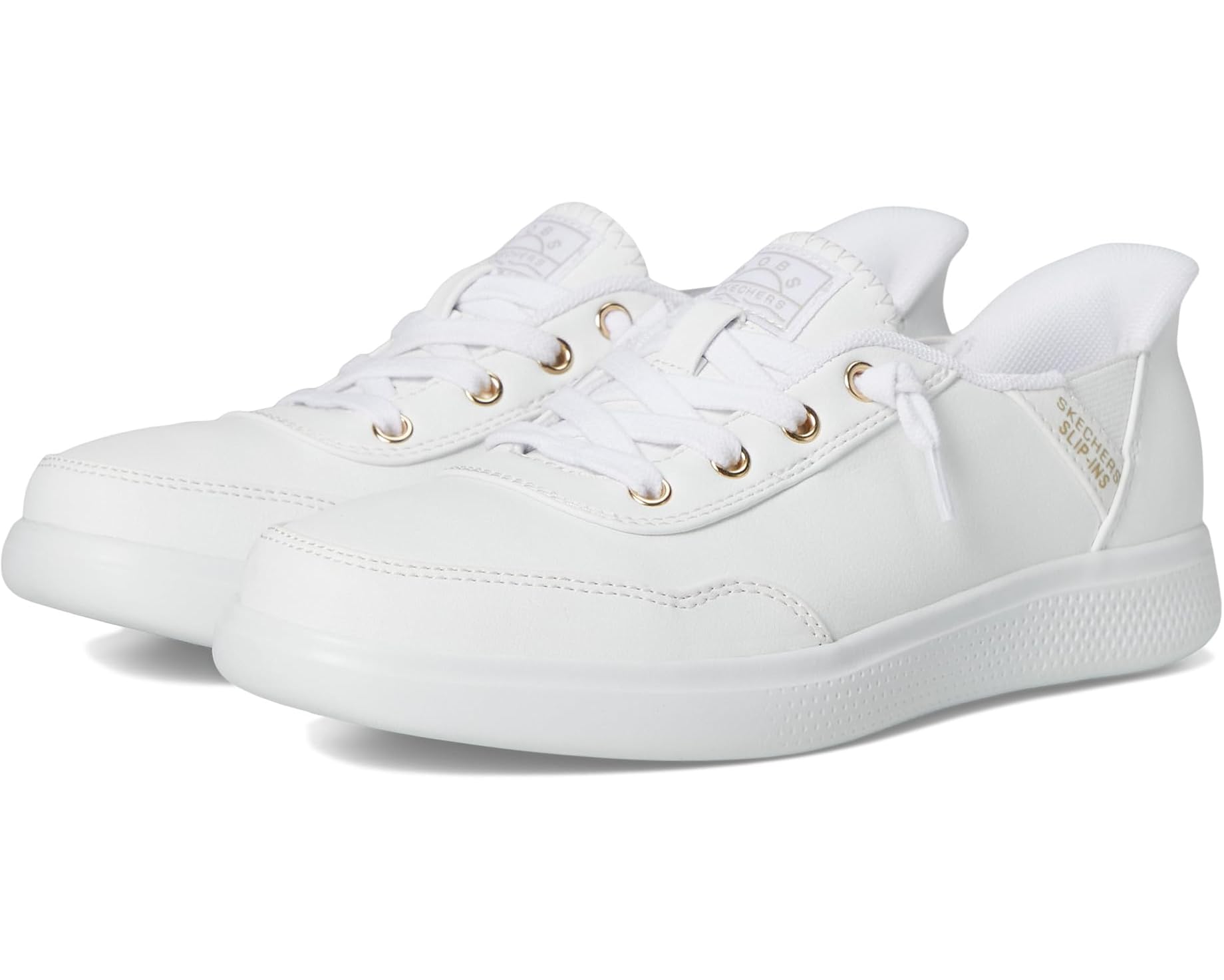 (取寄) ボブス スケッチャーズ レディース ハンズ フリー スリップ-インス スキップ キュート B キュート クラシック BOBS from SKECHERS women Hands Free Slip-Ins: Skip Cute B Cute Classic White｜スウィートラグ