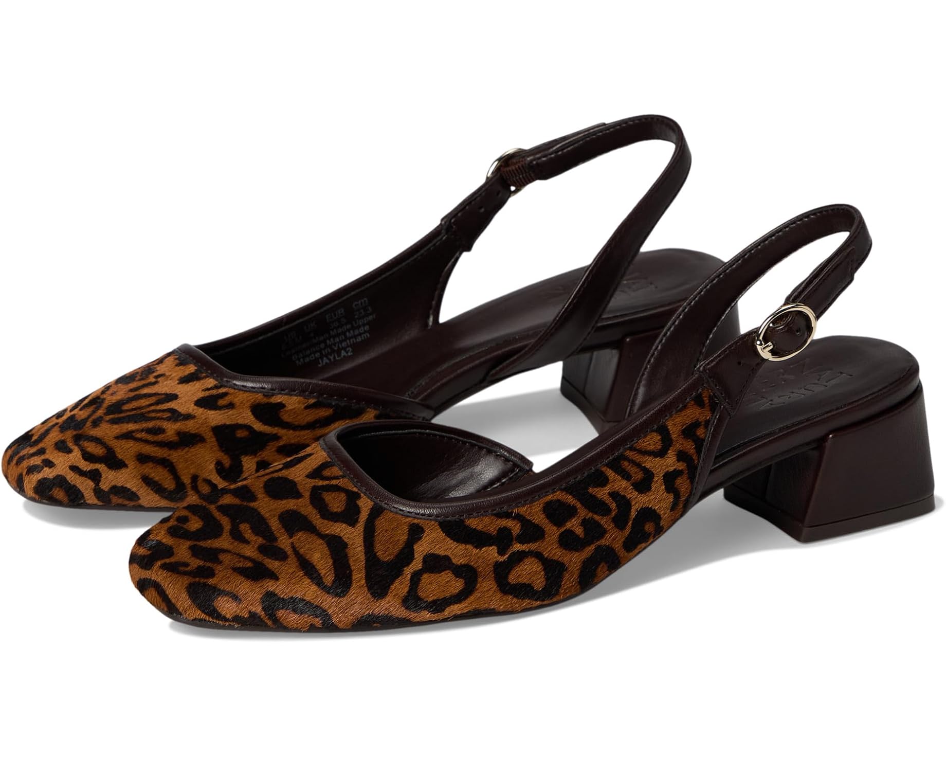 (取寄) ナチュラライザー レディース ジェイラ ロウ ヒール スリングバック ドレス シューズ Naturalizer women Jayla Low Heel Slingback Dress Shoes Brown Multi Leather｜スウィートラグ