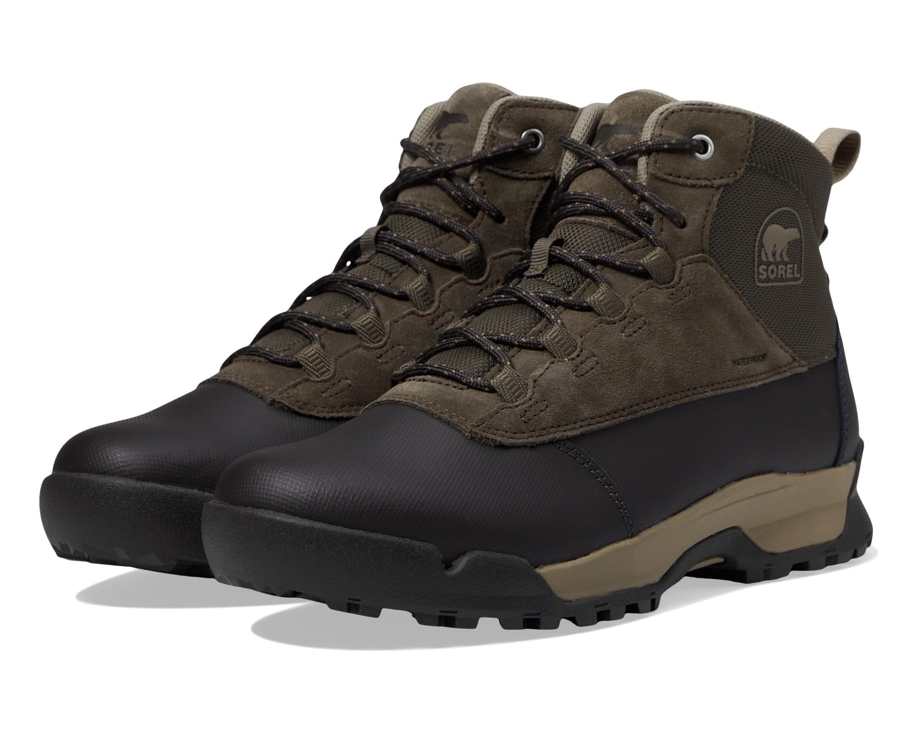 (取寄) ソレル メンズ バクストン ライト レース プラス ウォータープルーフ SOREL men Buxton Lite Lace Plus Waterproof Major/Jet|スウィートラグ
