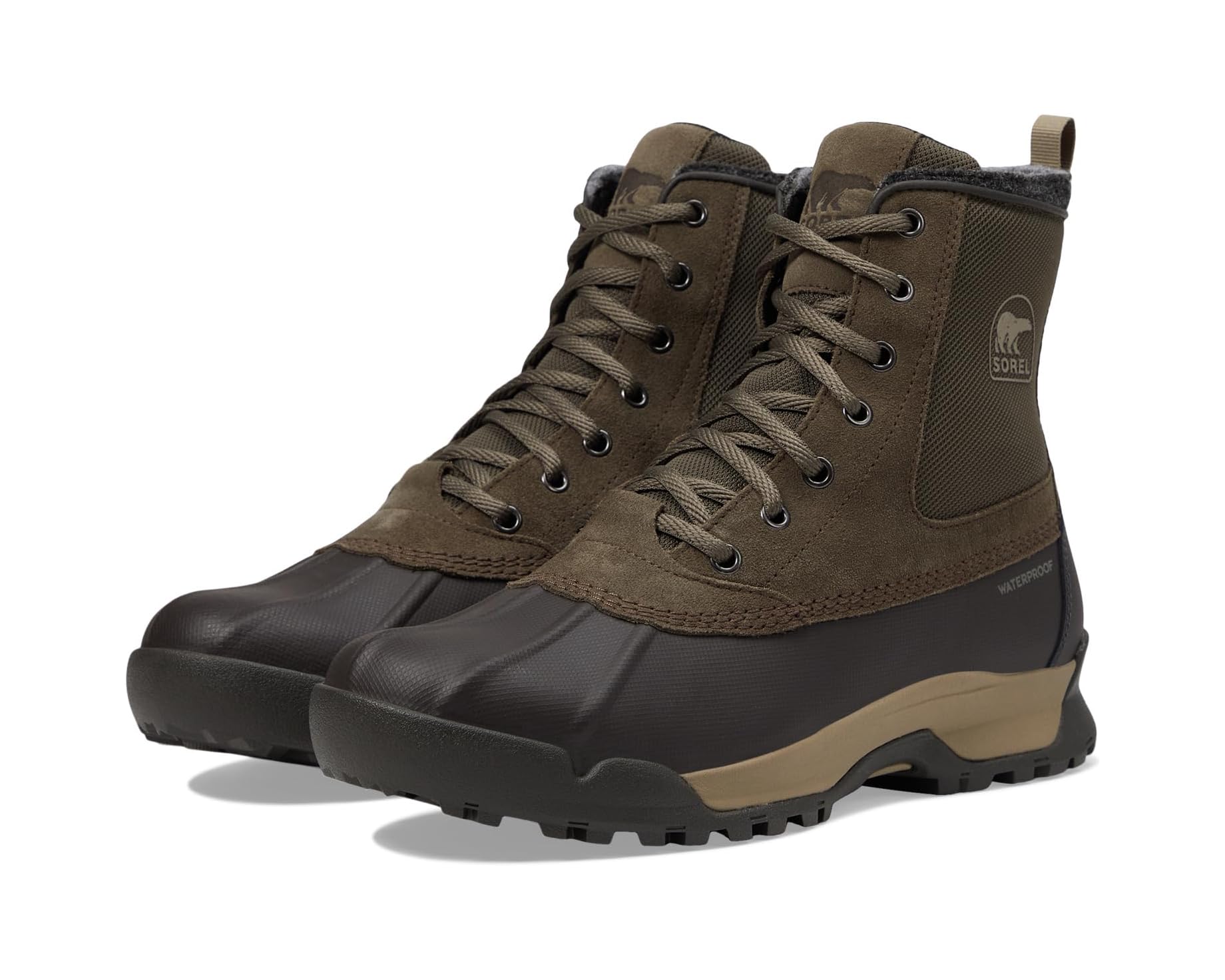 (取寄) ソレル メンズ バクストン ライト ブーツ ウォータープルーフ SOREL men Buxton Lite Boots Waterproof Major/Jet｜スウィートラグ